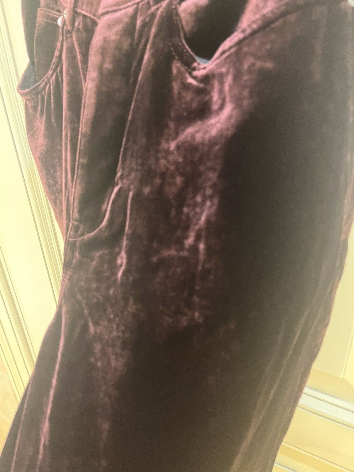 Saint Laurent Paris velvet wide legged pants size30 Size US 30 / EU 46 - 8 Thumbnail