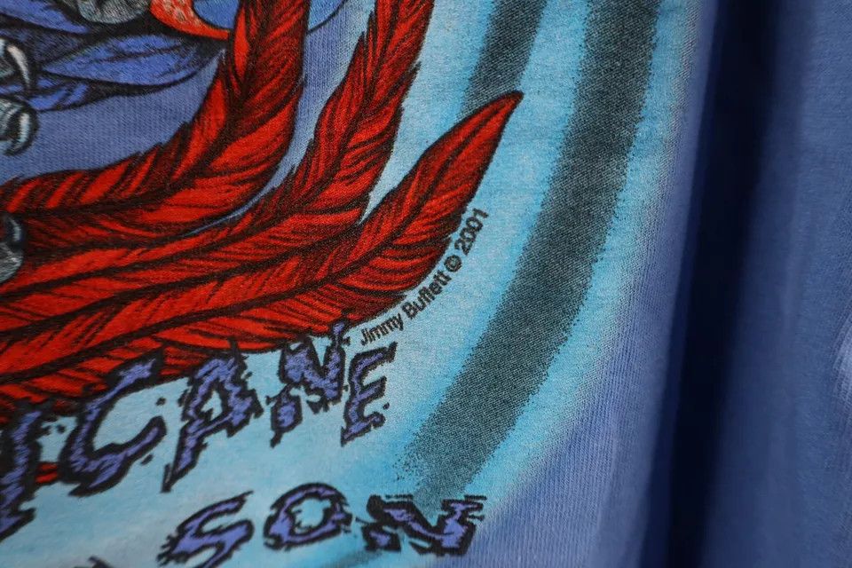Vintage Vintage Y2K 2002 Jimmy Buffett Myrtle Beach T-Shirt Blue Size US XL / EU 56 / 4 - 9 Thumbnail