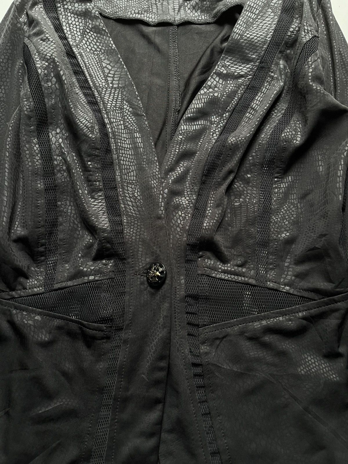 Isamu Katayama Backlash Vintage ai man snake skin vkei mesh blazer Size US M / EU 48-50 / 2 - 3 Thumbnail