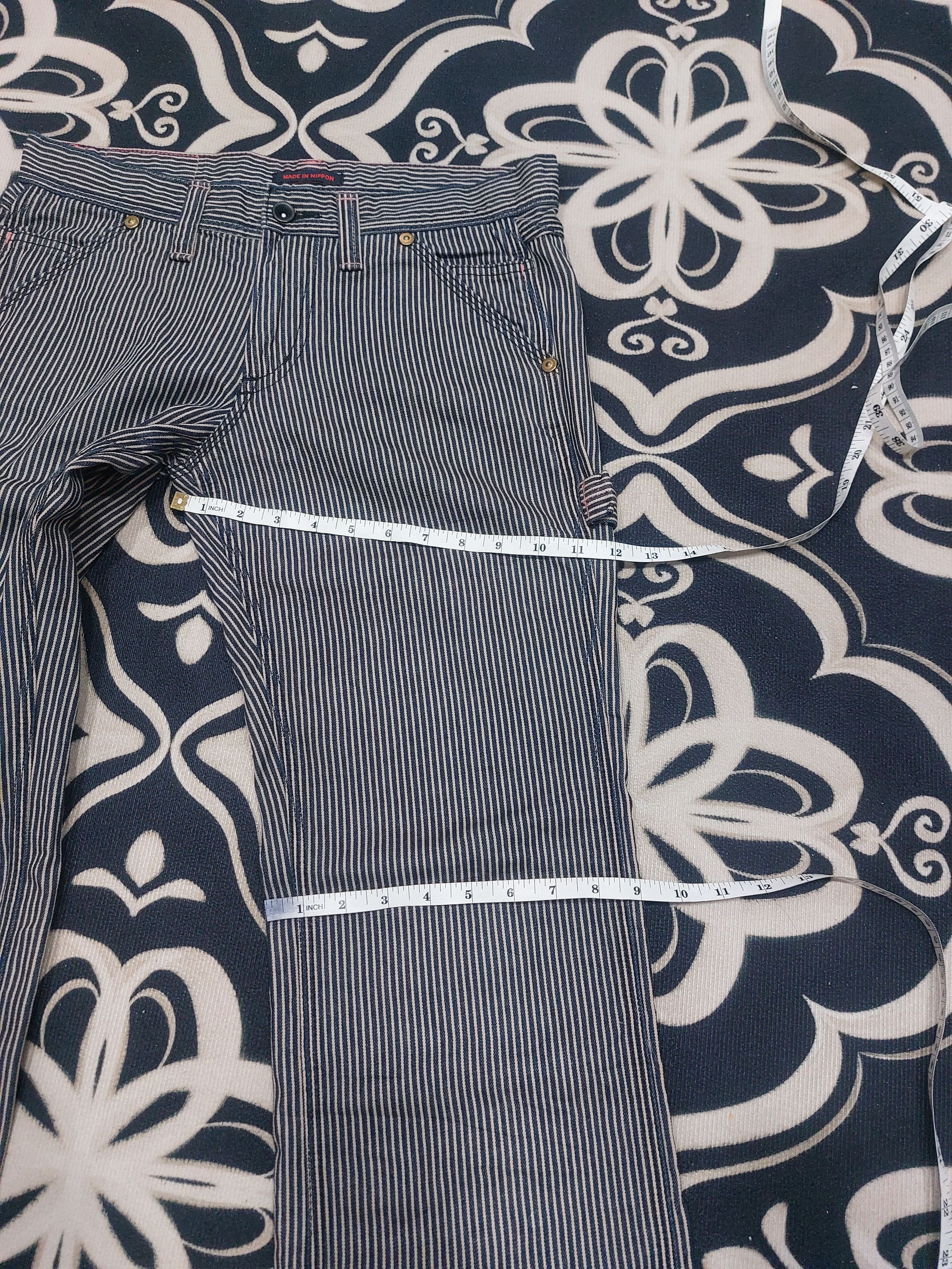 Japanese Brand × Jean HICKORY STRIPE ET BOITE JAPANESE JEANS Size US 32 / EU 48 - 18 Thumbnail