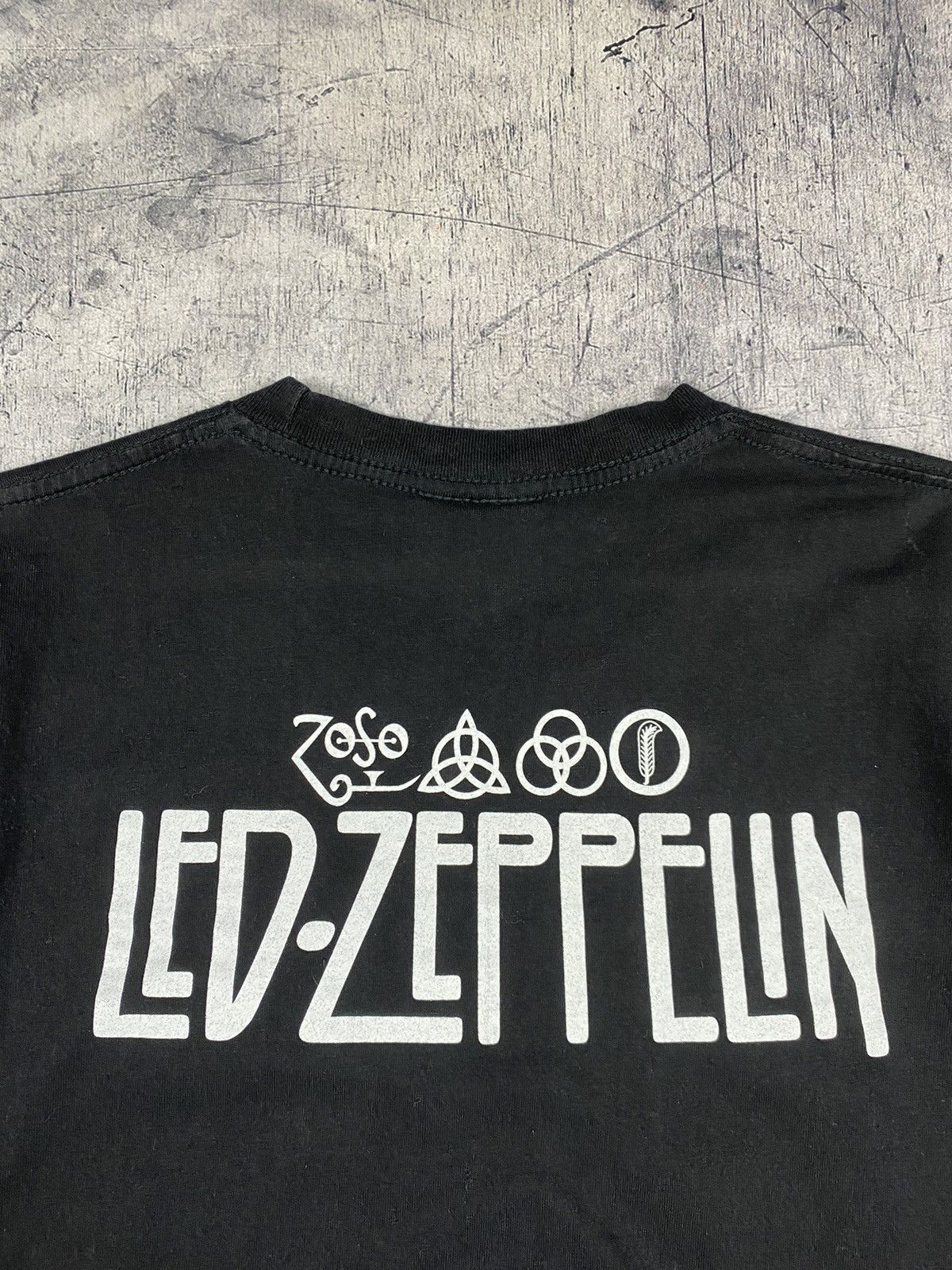 Led Zeppelin × Vintage Vintage Led Zeppelin Rock Band Tee T-Shirt Size US M / EU 48-50 / 2 - 9 Thumbnail