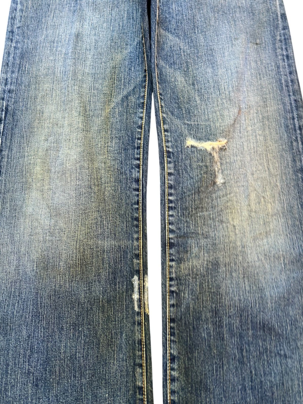 Junya Watanabe Vintage Japanese Brand Faded Ripped Distressed Denim Size US 32 / EU 48 - 3 Thumbnail