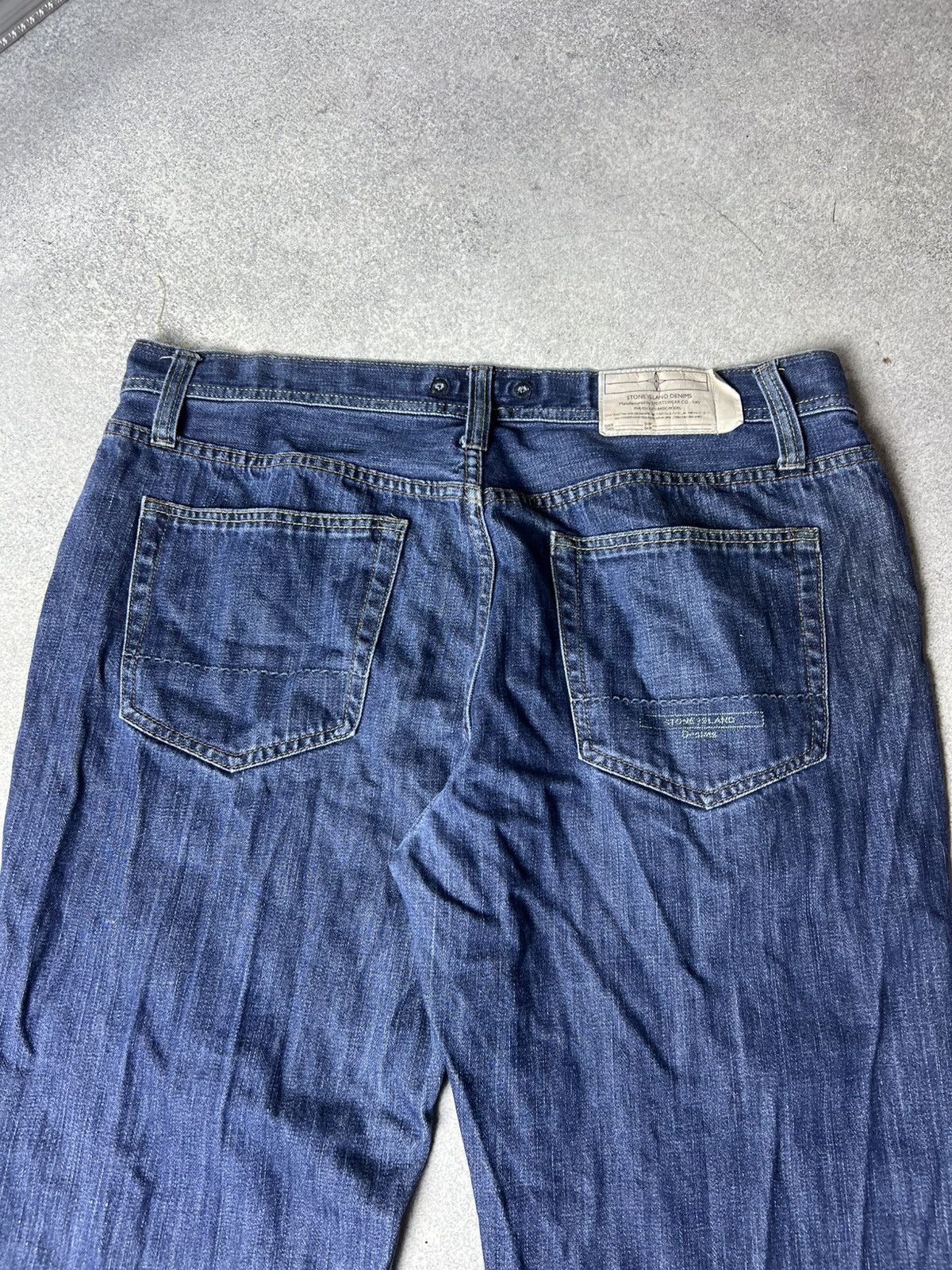Massimo Osti Vintage Stone Island Jeans Denim Pants Rare S.I Denims Size US 38 / EU 54 - 3 Thumbnail