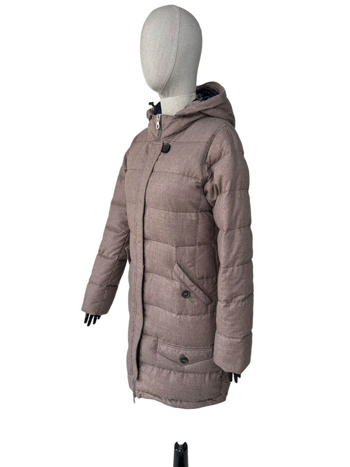 Duvetica DUVETICA Wool Cashmere Goose Down Parka Coat Jacket Women’s Size L / US 10 / IT 46 - 3 Thumbnail