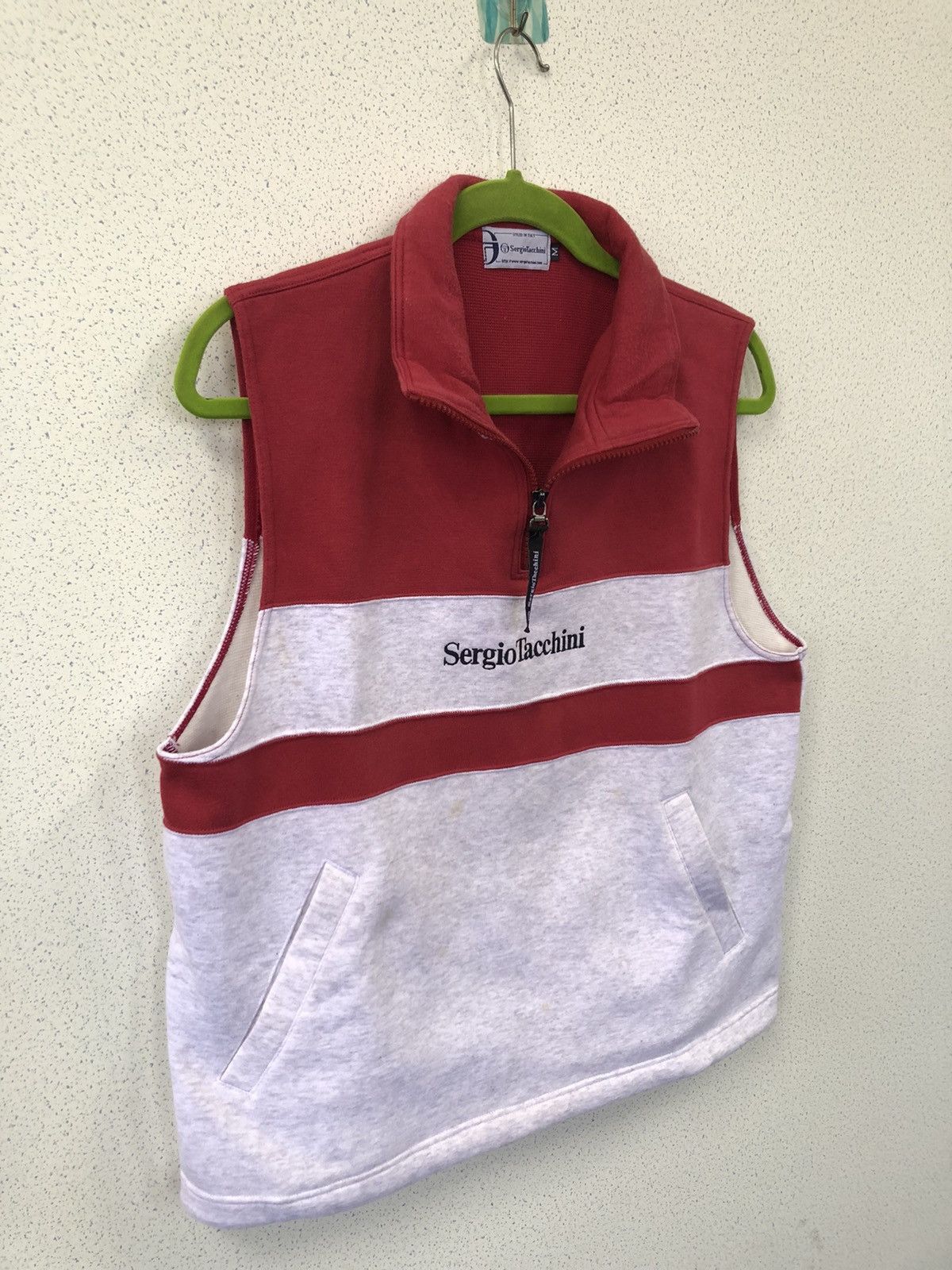 Sergio Tacchini SERGIO TACCHINI Vintage Vest Size US M / EU 48-50 / 2 - 2 Thumbnail