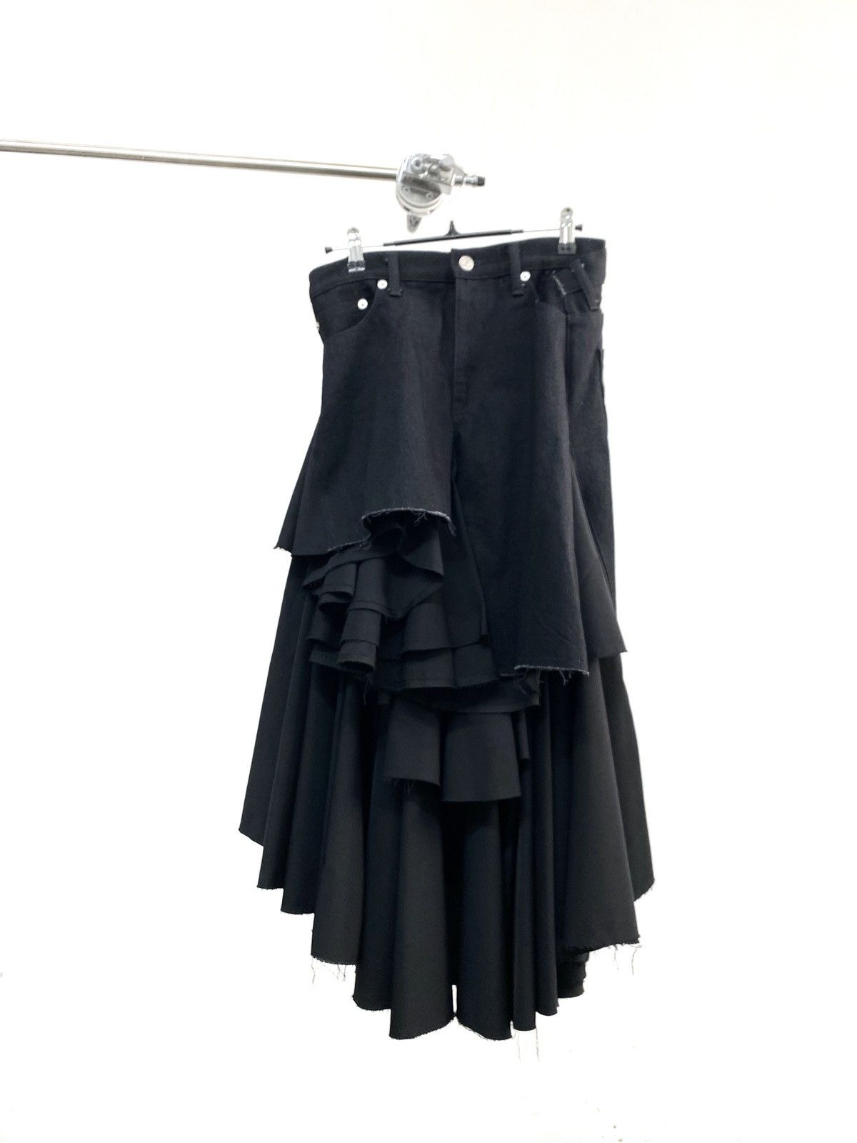 Junya Watanabe × Levi's Junya Watanabe AD2023 Levi's Edition Frill layered Skirt Size 28" / US 6 / IT 42 - 8 Thumbnail
