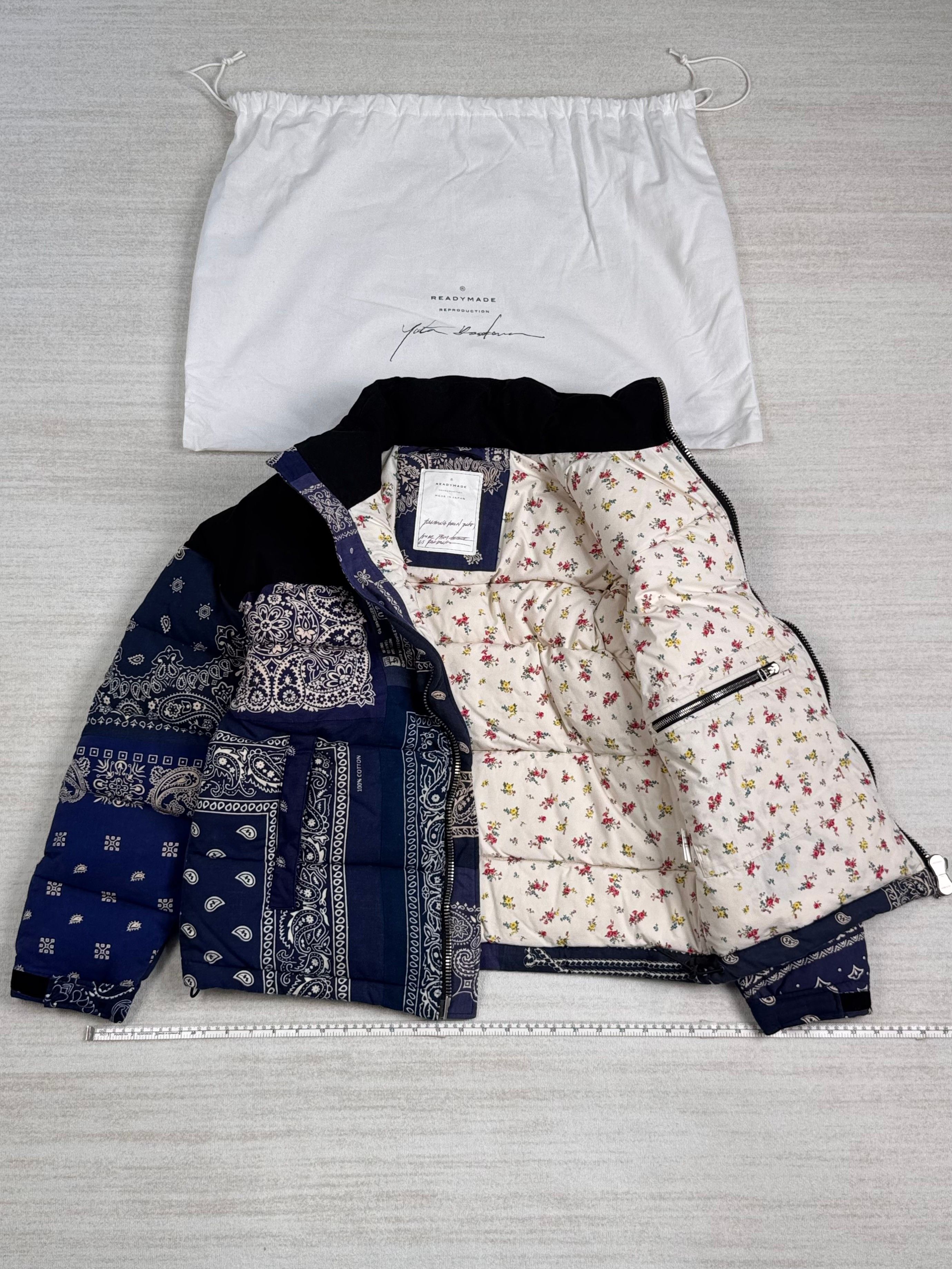 READYMADE UNWORN* READYMADE Blue Bandana Down Jacket Size 1 Size US S / EU 44-46 / 1 - 9 Thumbnail