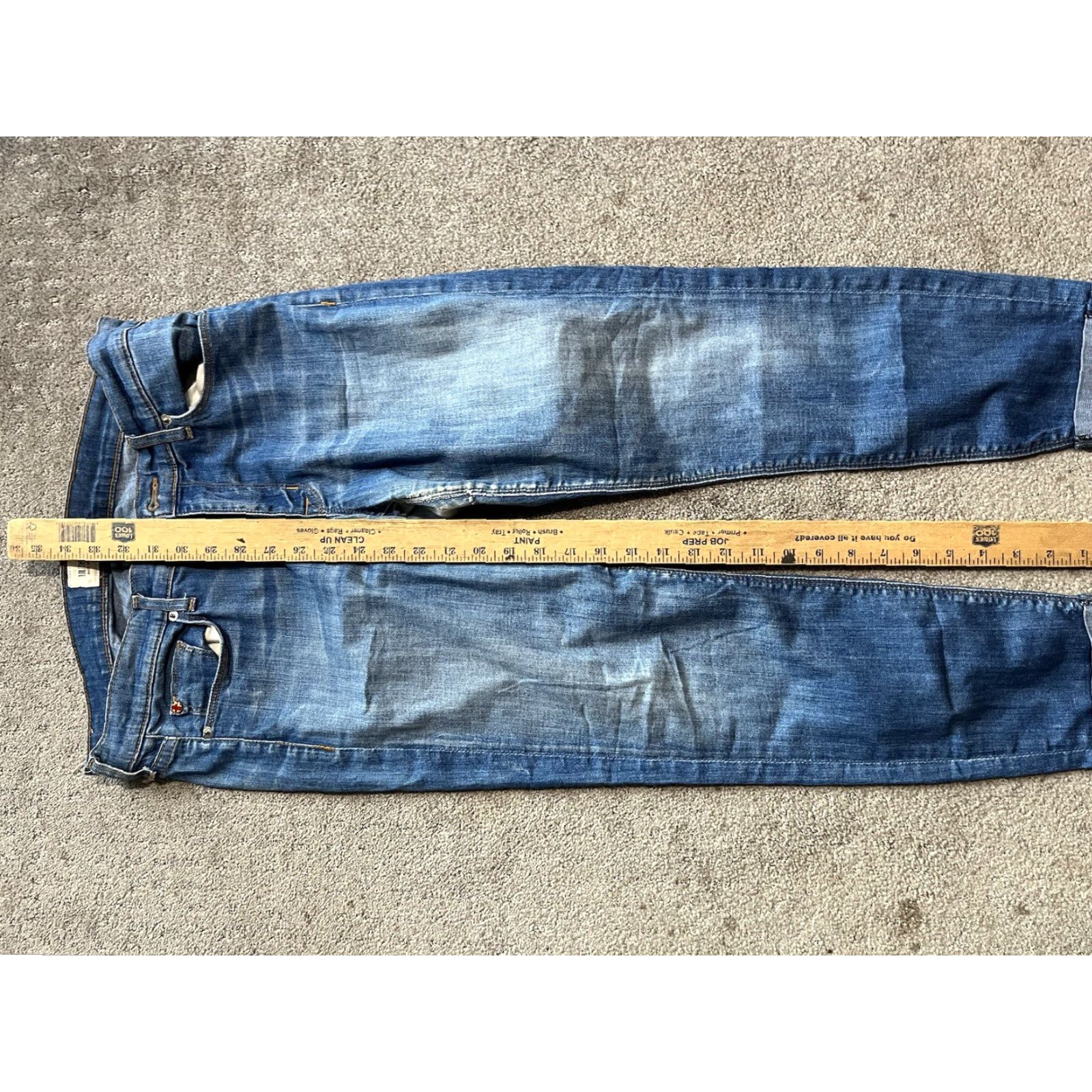 Hudson VINTAGE Women’s HUDSON Harkin Crop Skinny Cuff Jeans Size 30 Blue Jeans Womens Size 30" / US 8 / IT 44 - 6 Thumbnail