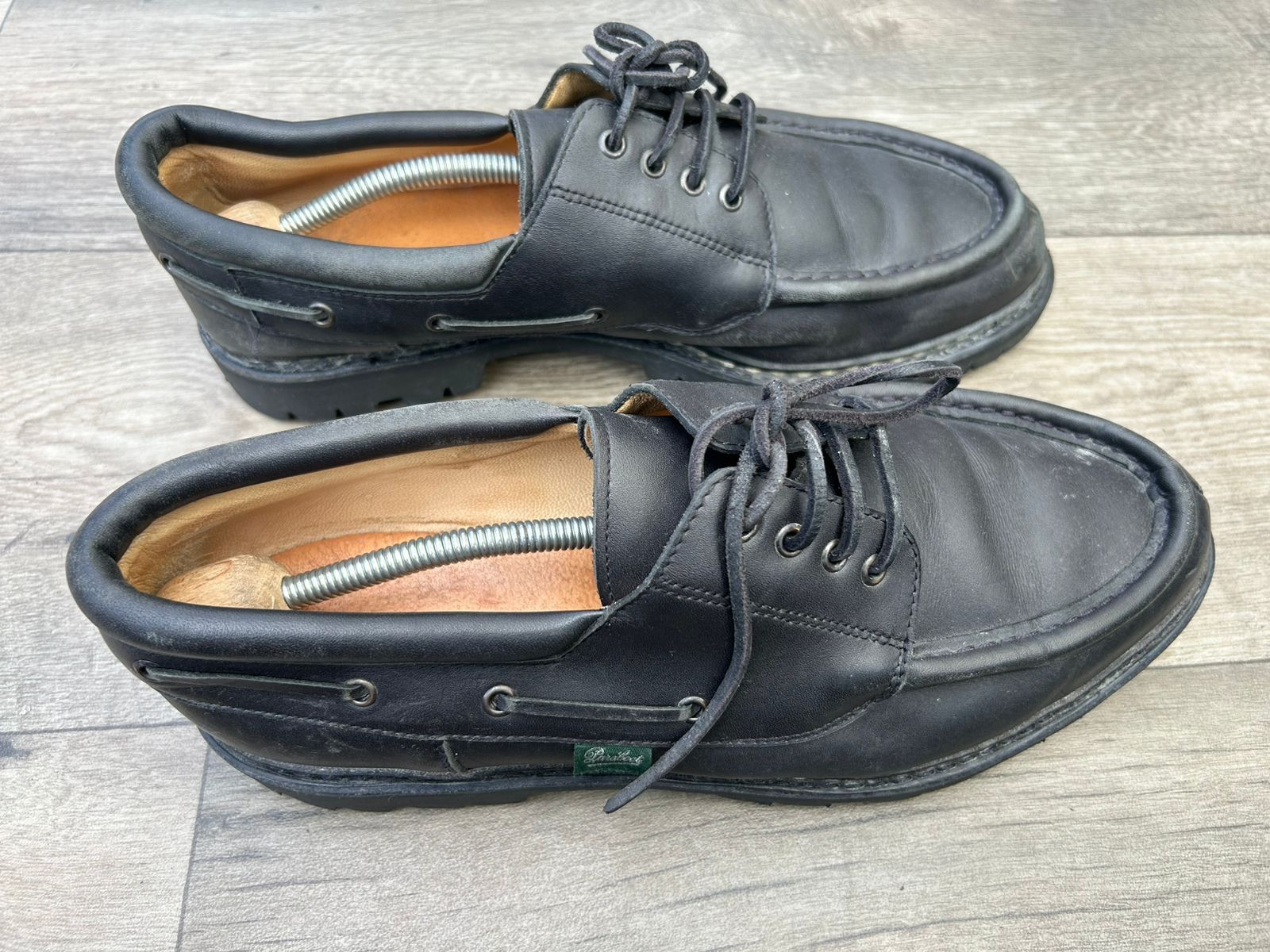 Paraboot Paraboot Chimey/Jannu Derby Black Leather shoes Sz 11 UK Size US 12 / EU 45 - 8 Thumbnail