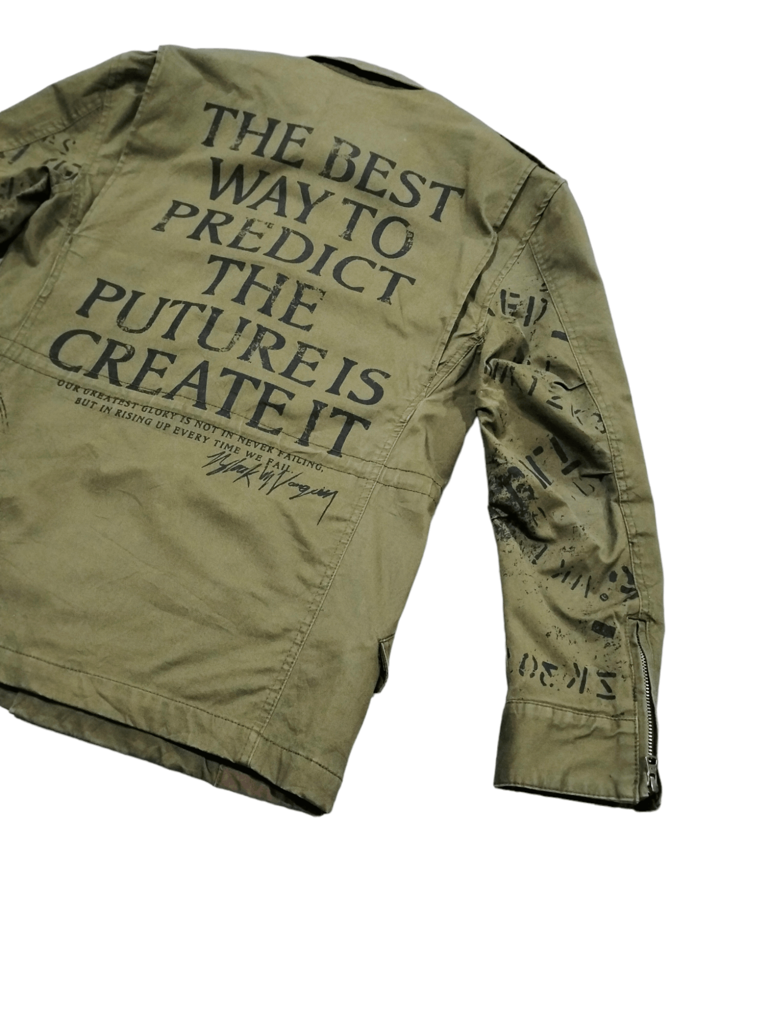 Vanquish Black By Vanquish Military Style Zipper Jacket Size US M / EU 48-50 / 2 - 12 Thumbnail