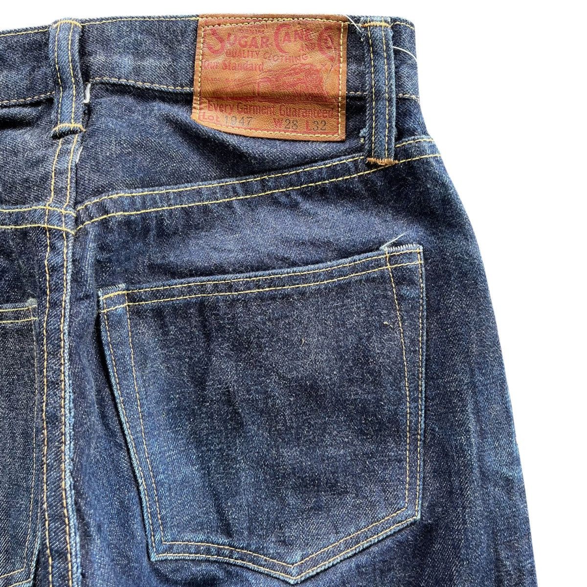 Japanese Brand × The Real McCoy's Vintage Sugar Cane 1947 Selvedge Denim Pants Size US 26 / EU 42 - 15 Thumbnail