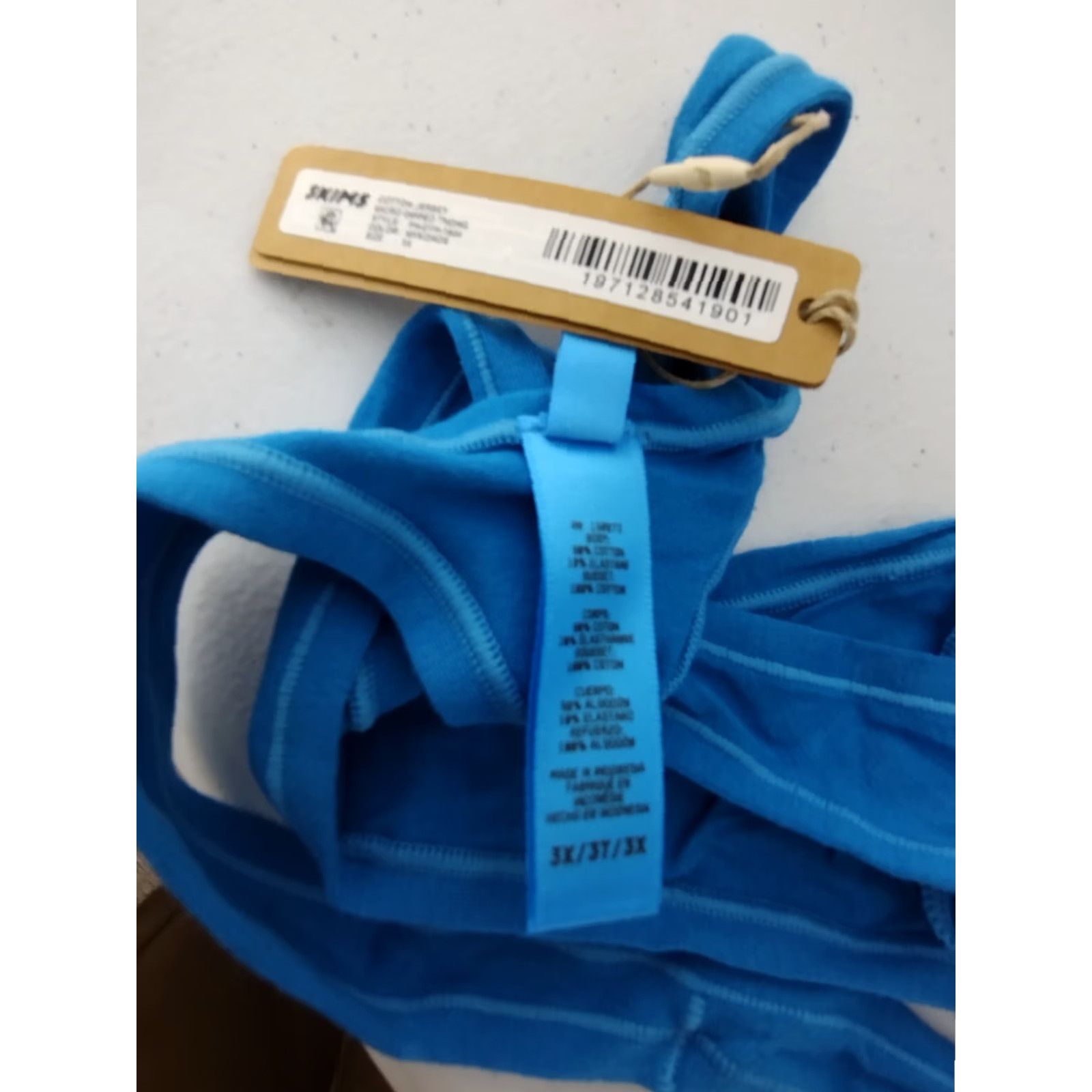 SKIMS Skims Mykonos Color Cotton Jersey Dipped Thong 3X Plus Size Panties Vshape Low Rise Womens Size XXL / US 16-18 / IT 52-54 - 5 Thumbnail