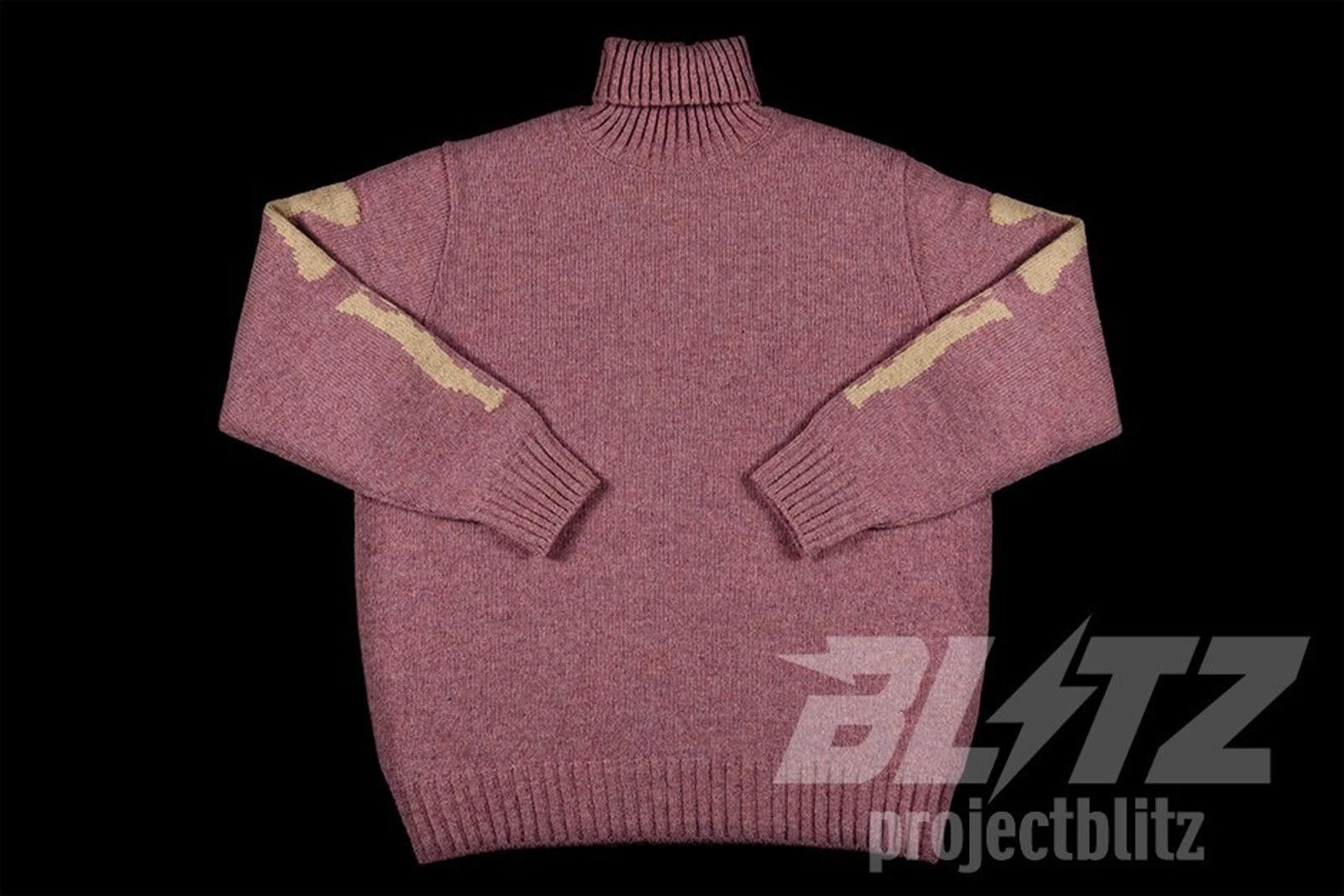 Kapital Kountry Kapital 5G Bone Knit High Neck Sweater Purple Size 3 Size US L / EU 52-54 / 3 - 2 Thumbnail