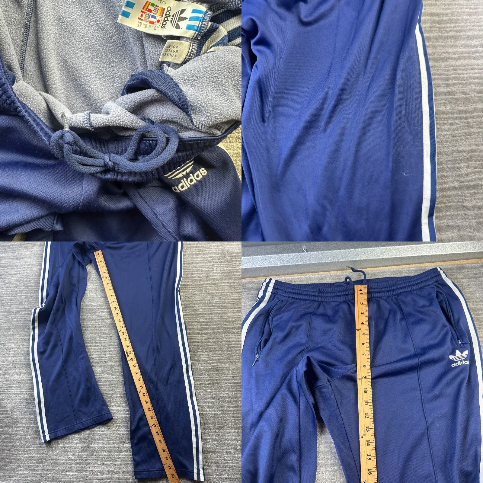 Adidas VINTAGE Adidas Pants Mens XL Blue Firebird Sweatpants Tricot Track Sweatpants Firebird adidas Originals Size US 36 / EU 52 - 8 Thumbnail