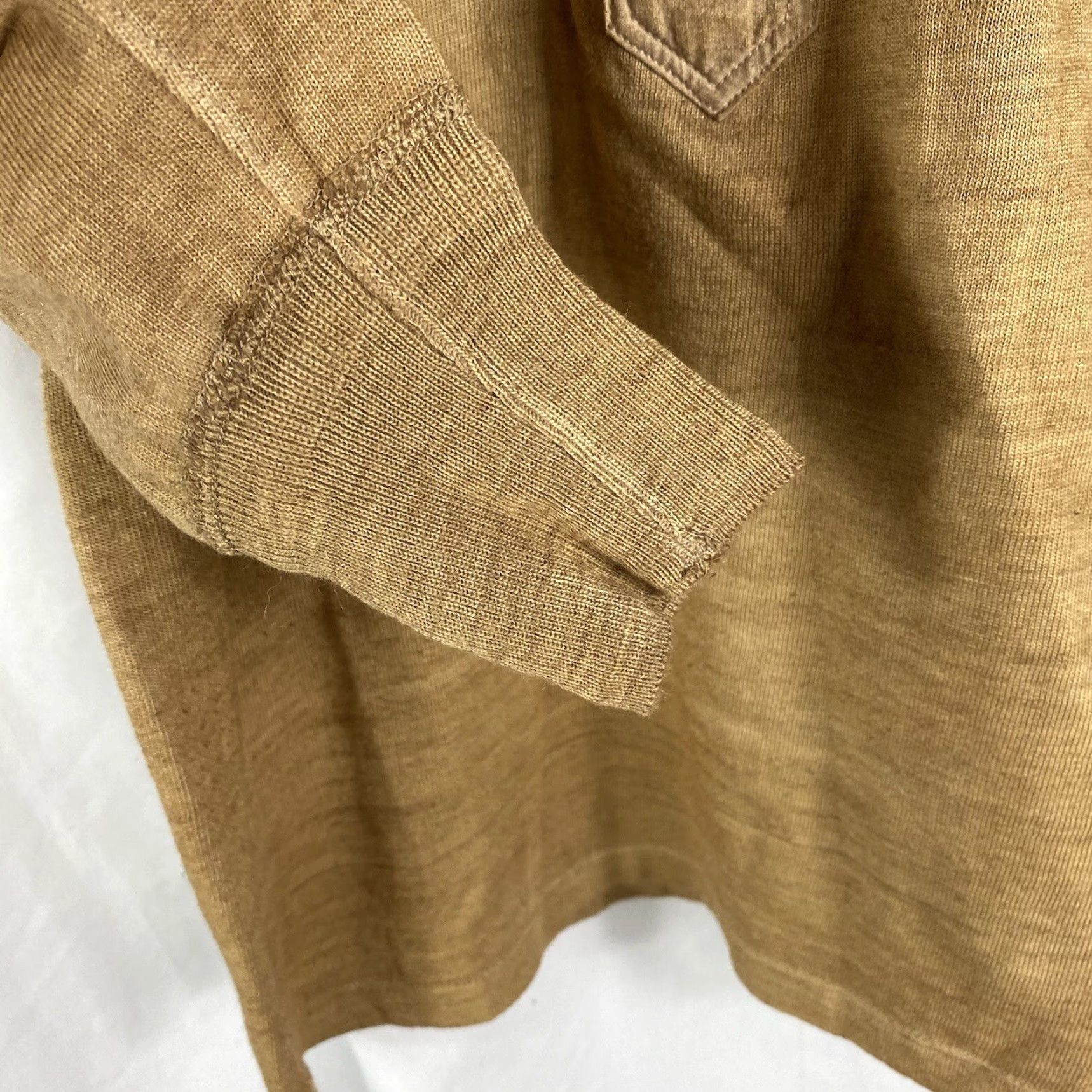Vintage VINTAGE Original WWII Indochina French Army Undershirt Thermal Shirt Flannel Small Mais Size US S / EU 44-46 / 1 - 3 Thumbnail