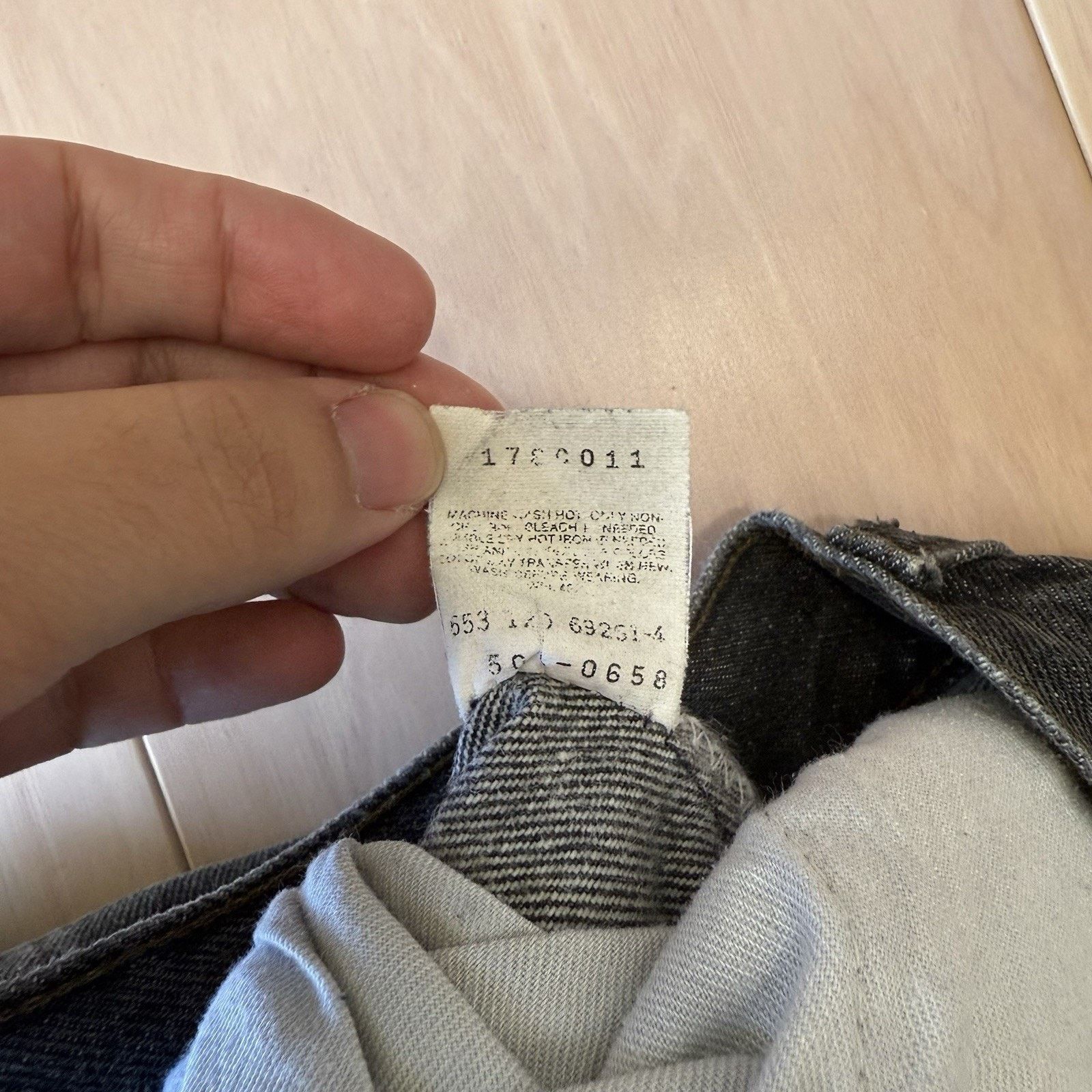 Levi's Vintage Levis 501 Jeans 32 Black 80s Dark Wash Made USA Size US 32 / EU 48 - 6 Thumbnail