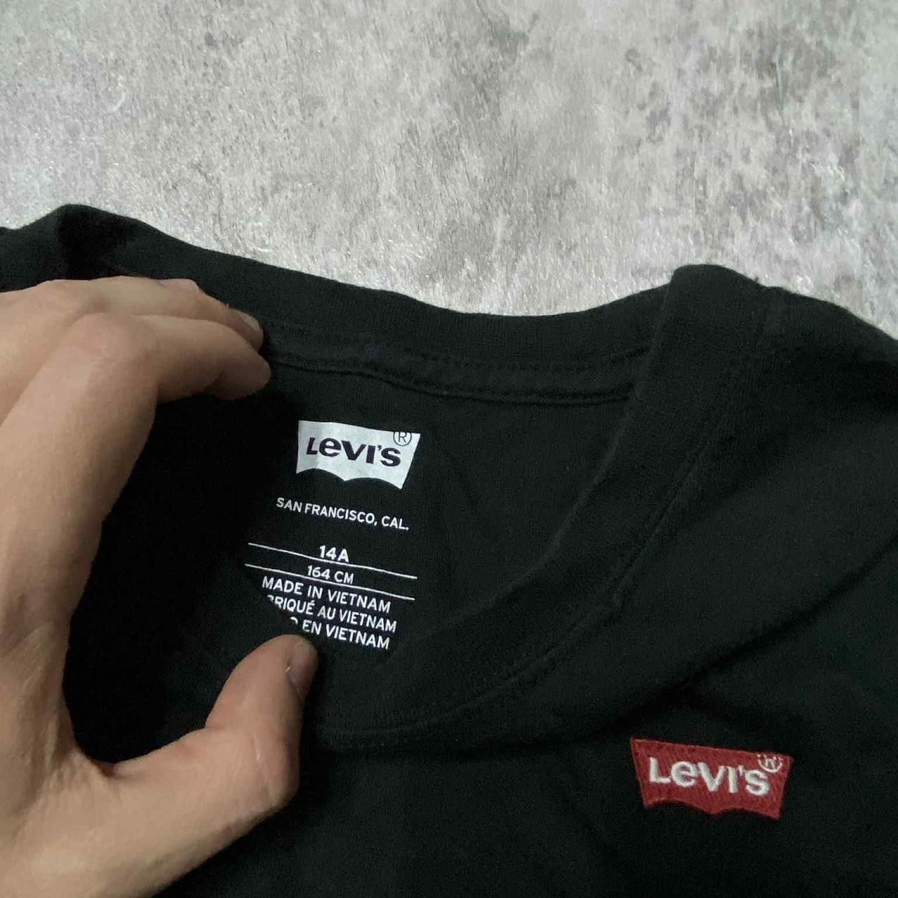 Levi's Levi's black cotton tee Size US S / EU 44-46 / 1 - 3 Thumbnail