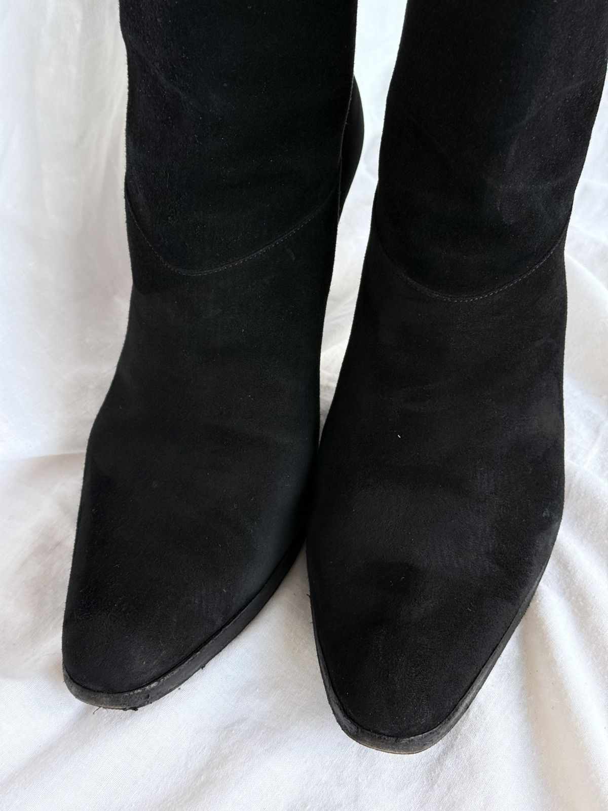 Gucci Gucci Black Suede Riding boots Size US 9 / IT 39 - 4 Thumbnail