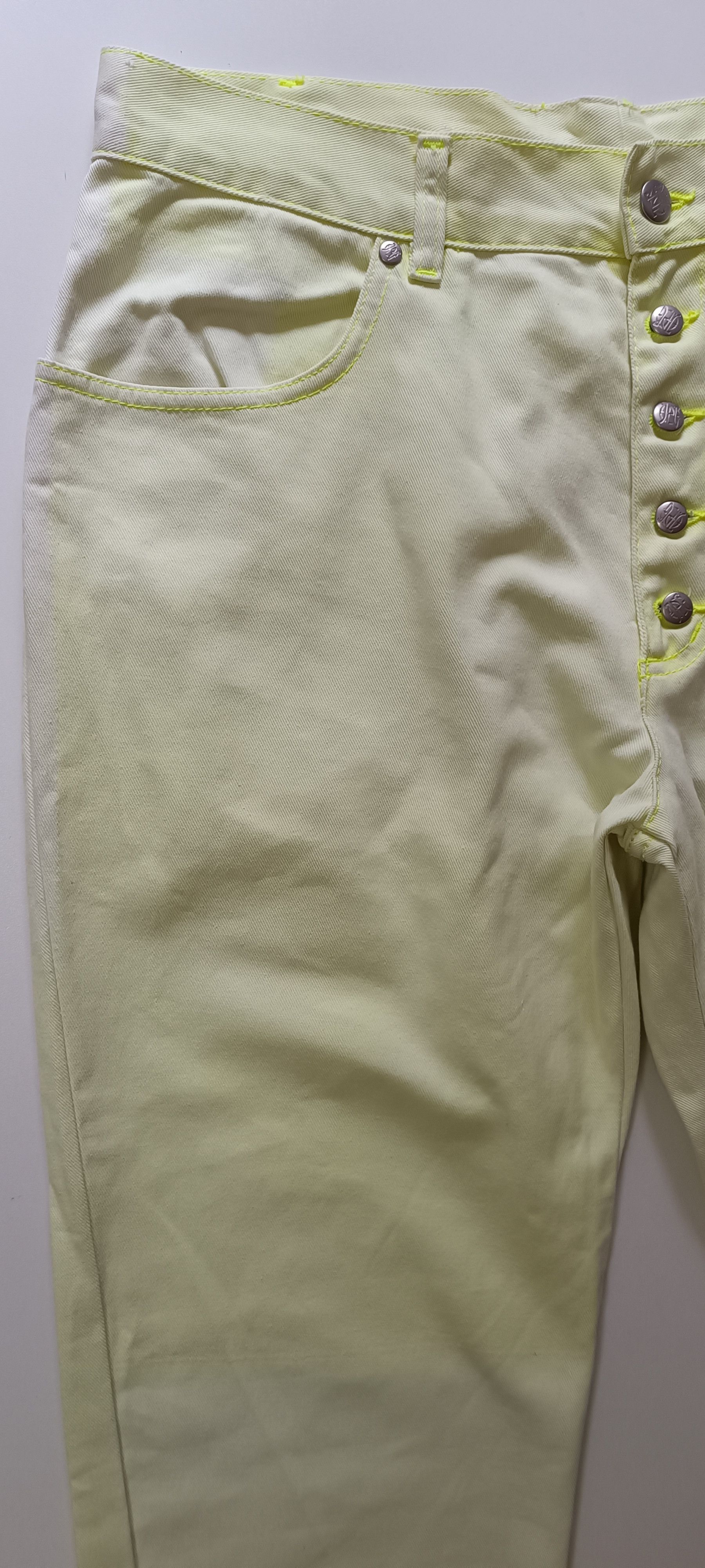 Jean Paul Gaultier Vintage - JPG Jeans Uomo - Fluor yellow pants Size US 30 / EU 46 - 9 Thumbnail