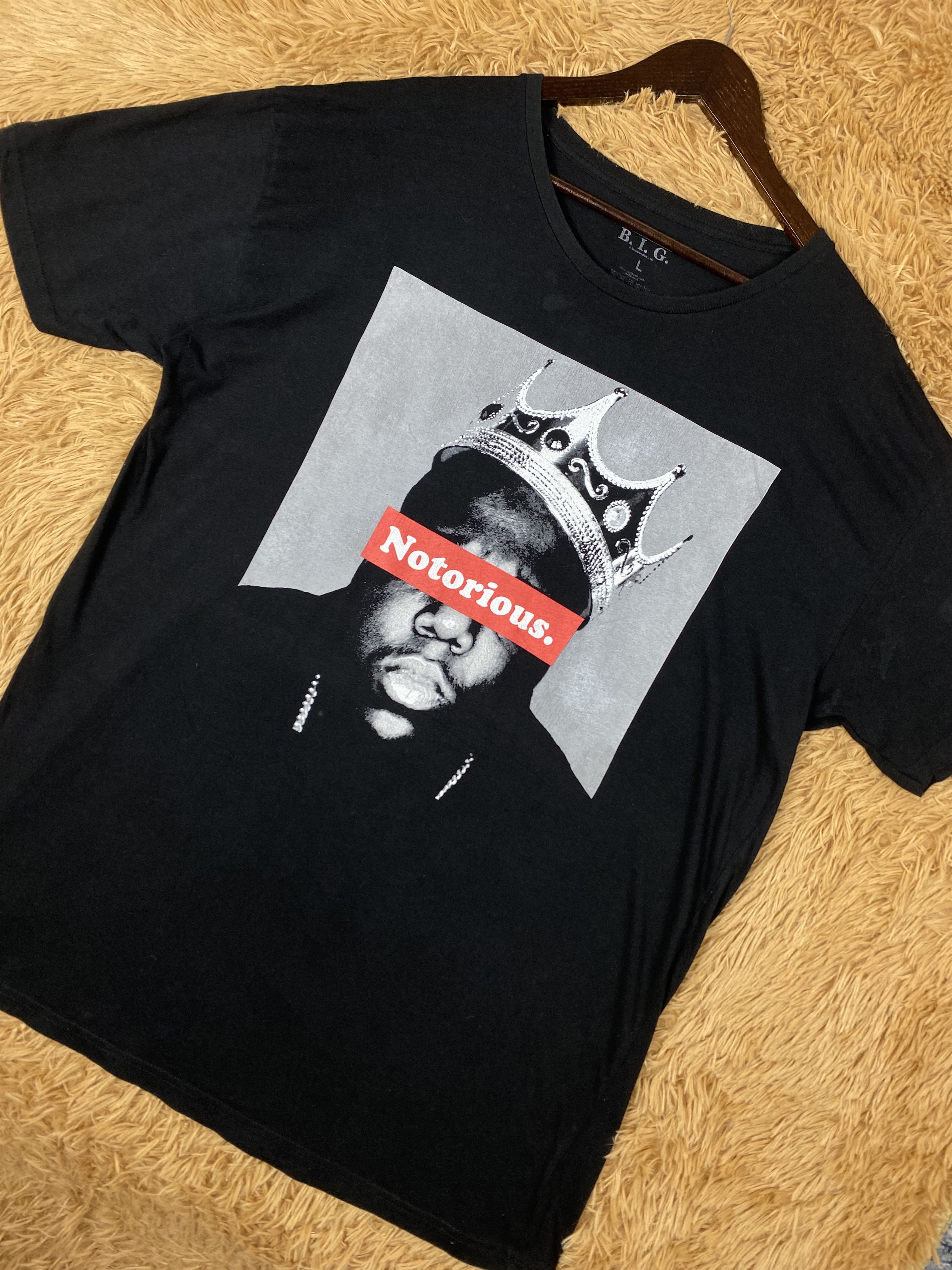 Band Tees Vintage The Notorious BIG Shorts Sleeve T-Shirts PT0095 Size US L / EU 52-54 / 3 - 2 Thumbnail