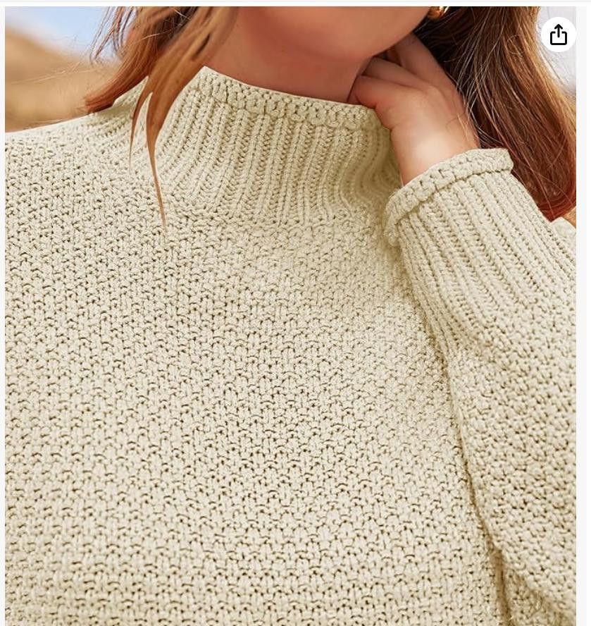 NBDN Nobrandedon Turtleneck Batwing Sleeve Oversized Chunky Knitted LARGE Size L / US 10 / IT 46 - 5 Thumbnail