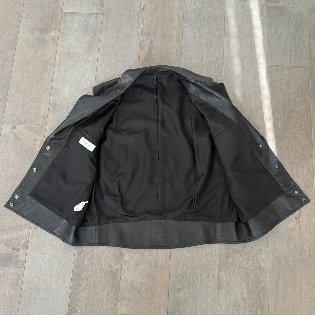 Helmut Lang Helmut Lang Black Leather Vest Size M / US 6-8 / IT 42-44 - 4 Thumbnail