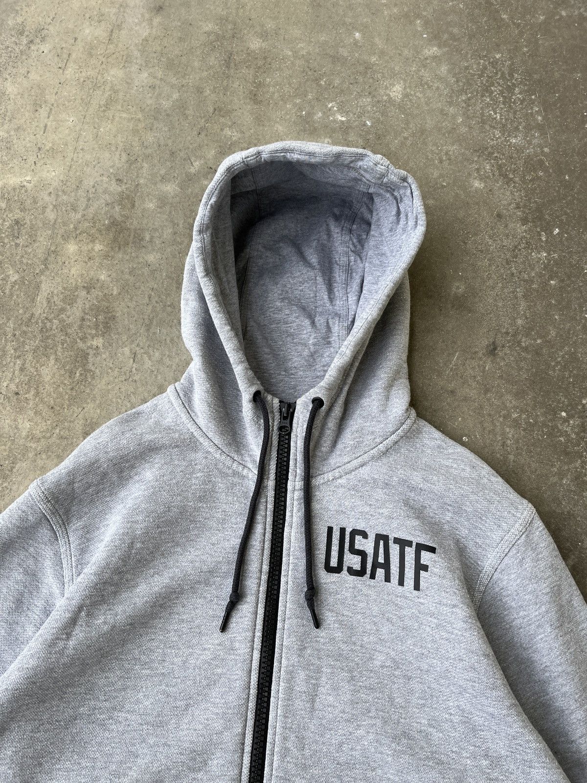 Nike Streetwear Vintage Vintage NIKE USATF GREY HOODIE y2k Grailed