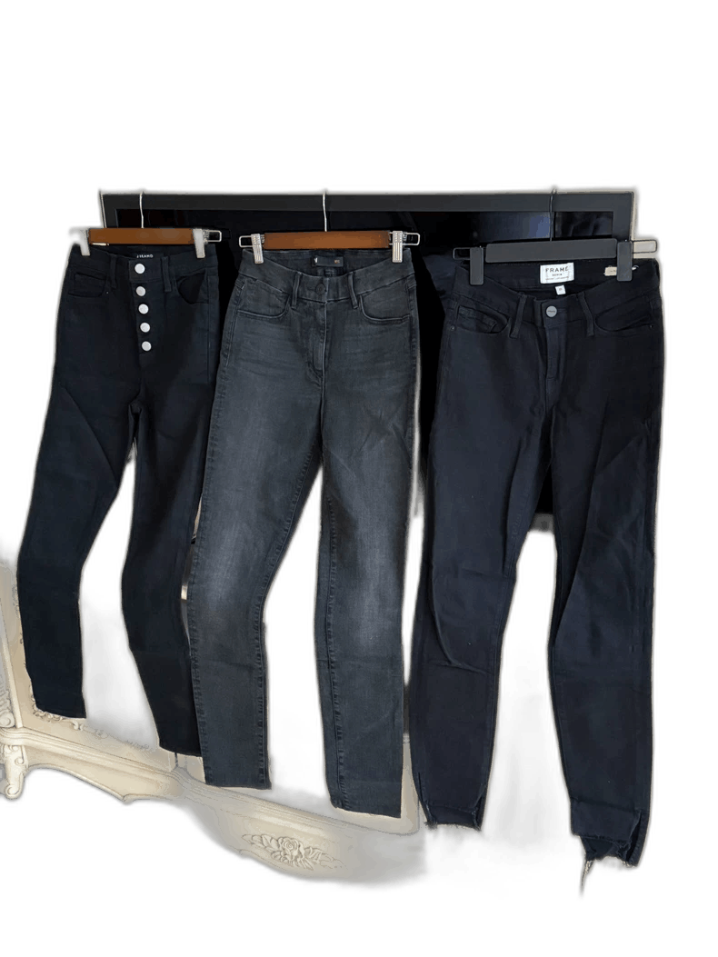 Levi's Frame JBRAND Black Slim Fit Jeans Size US 26 / EU 42 - 1 Thumbnail