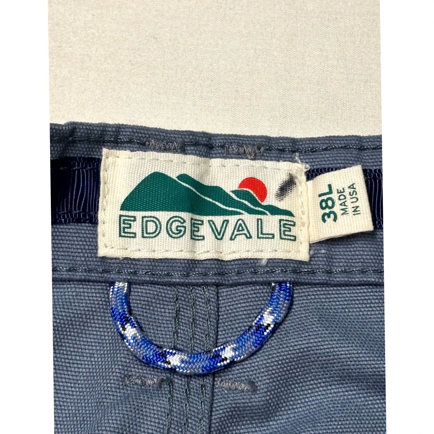 Vintage Edgevale North Coast Pants Mens W38 L36 Blue Gray Cotton Canvas Chino 5-Pocket Straight Regular Vintage No Size US 38 / EU 54 - 3 Thumbnail