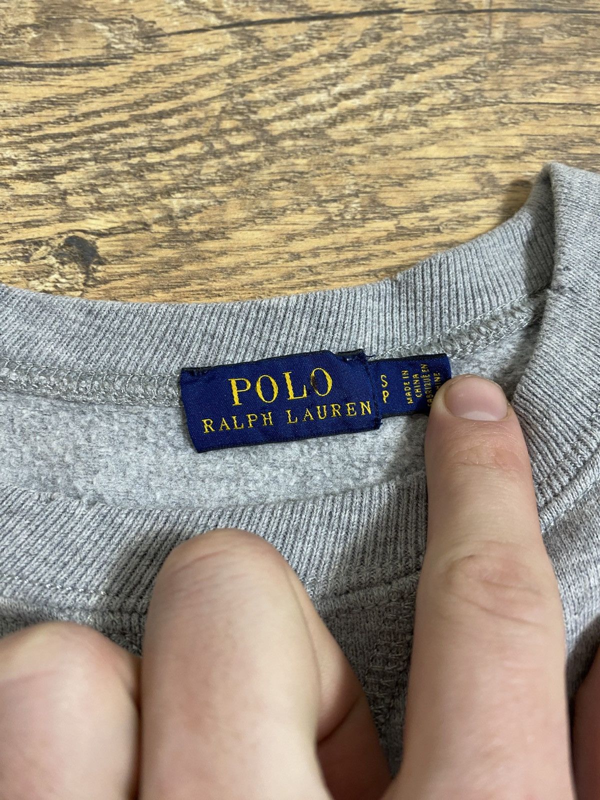 Ralph Lauren Vintage Polo Ralph Lauren 1967 Cropped Grey Sweatshirt S Size S / US 4 / IT 40 - 3 Thumbnail