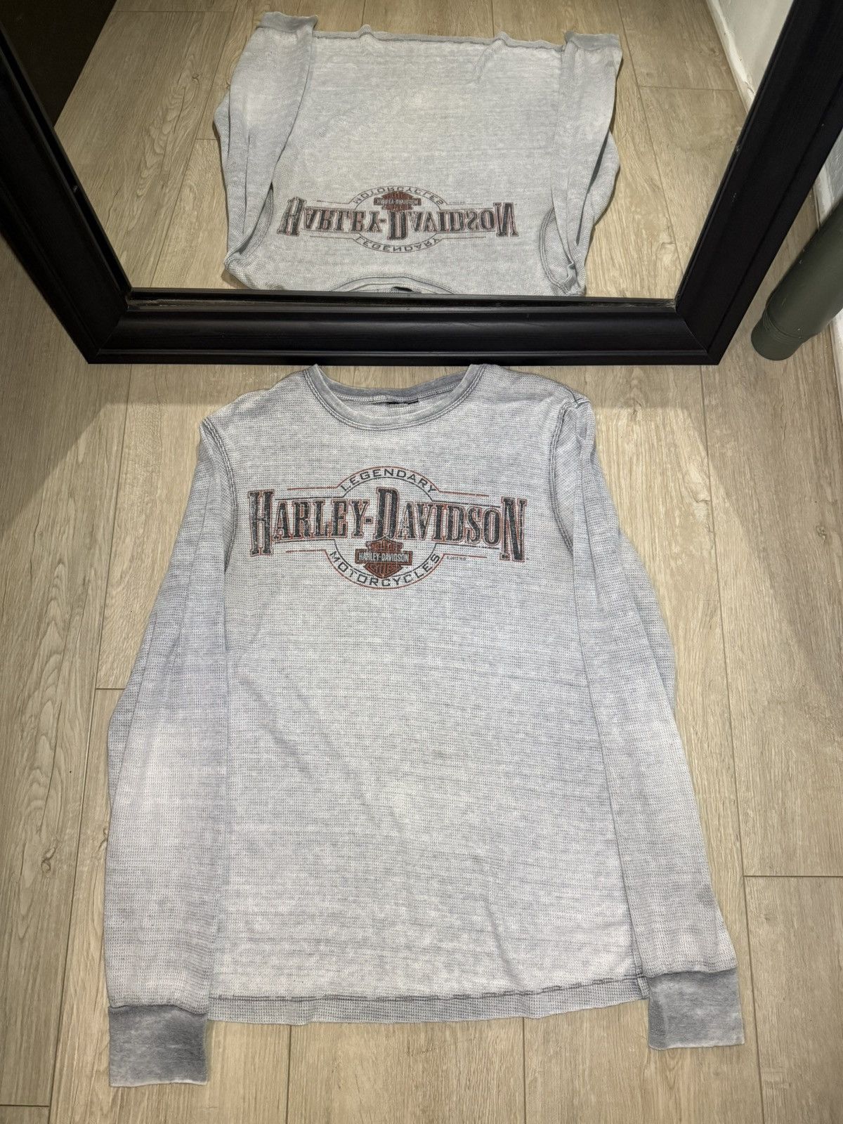 Harley Davidson Vintage / Y2K Chicago Harley Davidson Thermal Size ONE SIZE - 2 Thumbnail