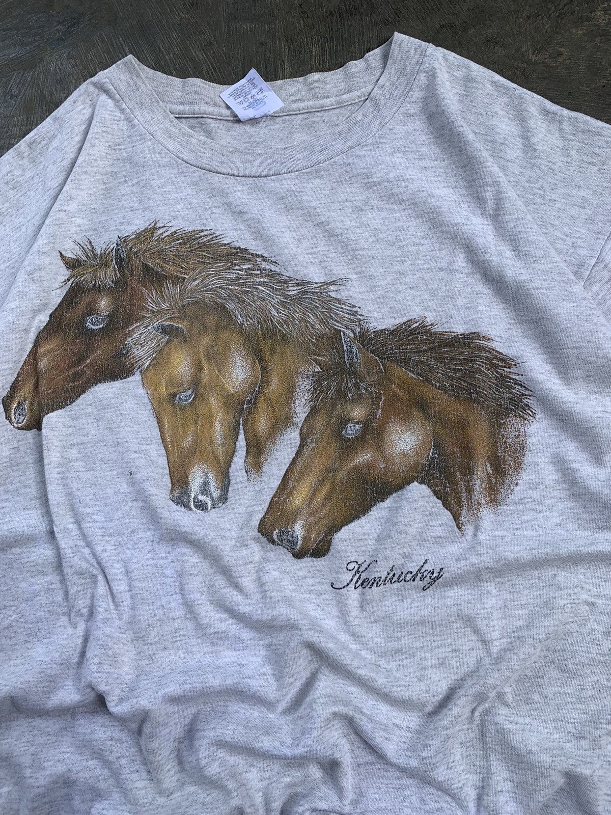 Other Vintage tshirt kentucky horse 90s Size US XL / EU 56 / 4 - 2 Thumbnail