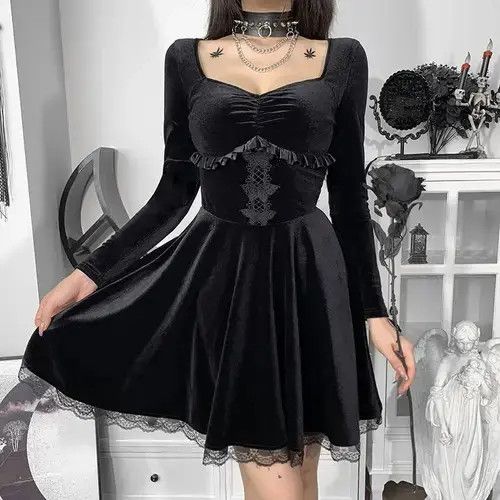 Japanese Brand Vintage Bust Long Sleeve Dress Size ONE SIZE - 2 Thumbnail