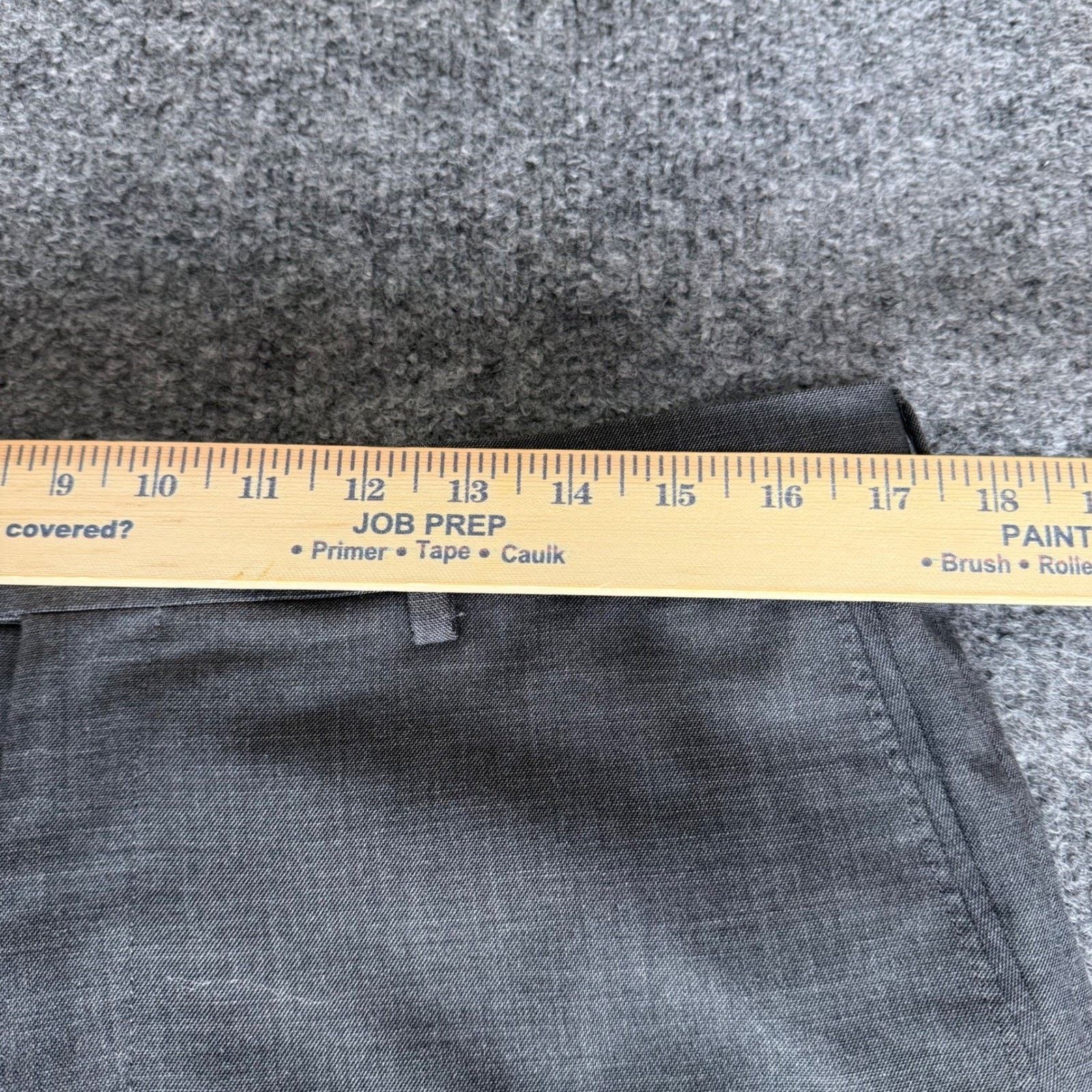 Roundtree & Yorke Roundtree & Yorke TravelSmart Mens 34x32 Gray Dress Pants Size US 34 / EU 50 - 5 Thumbnail