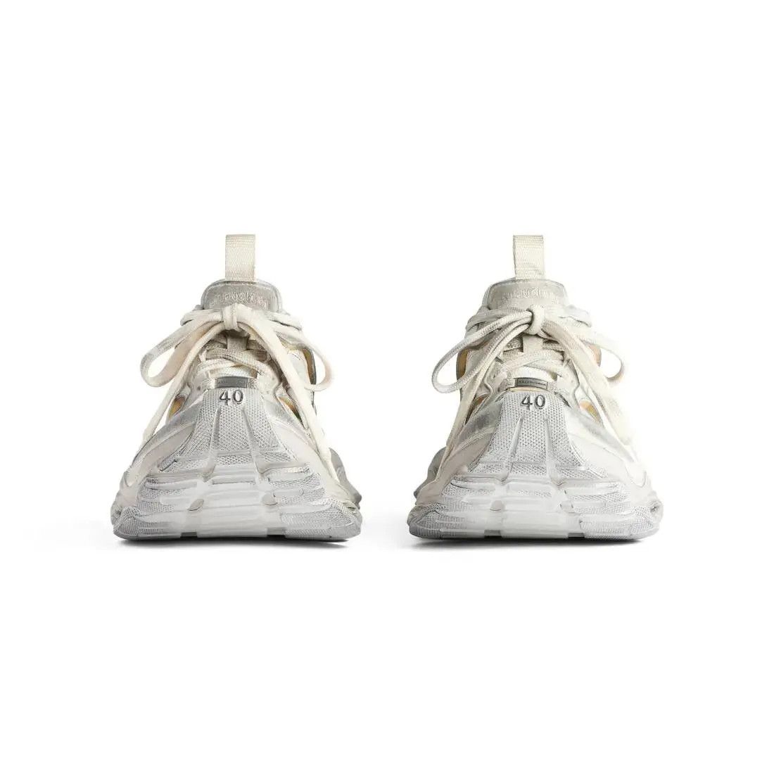 Balenciaga o1tr1nto0525 Cargo Sneakers in Beige/White Size US 12 / EU 45 - 3 Thumbnail