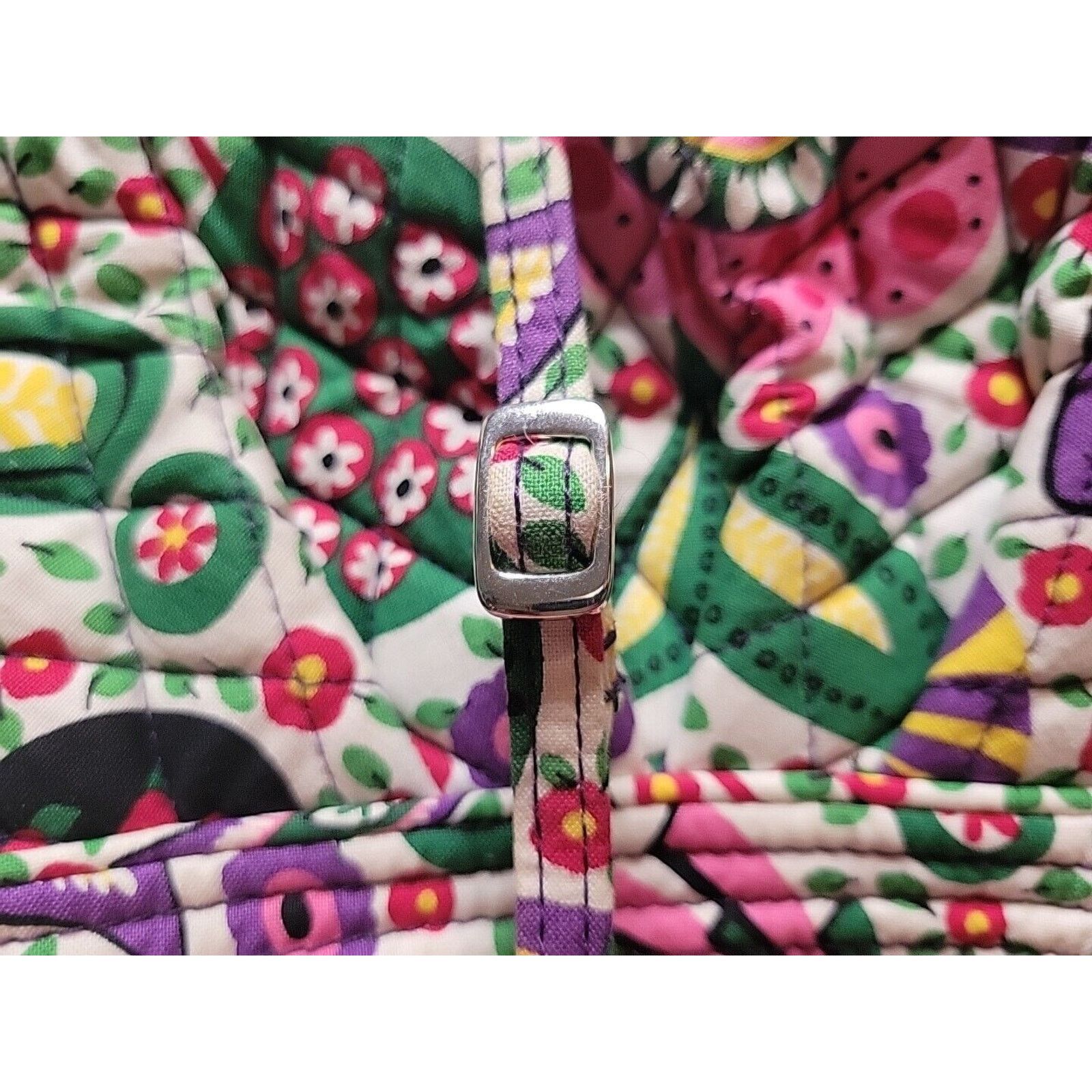 Vera Bradley Vera Bradley Zippered Quilted Crossbody Purse Viva La Vera Size ONE SIZE - 6 Thumbnail