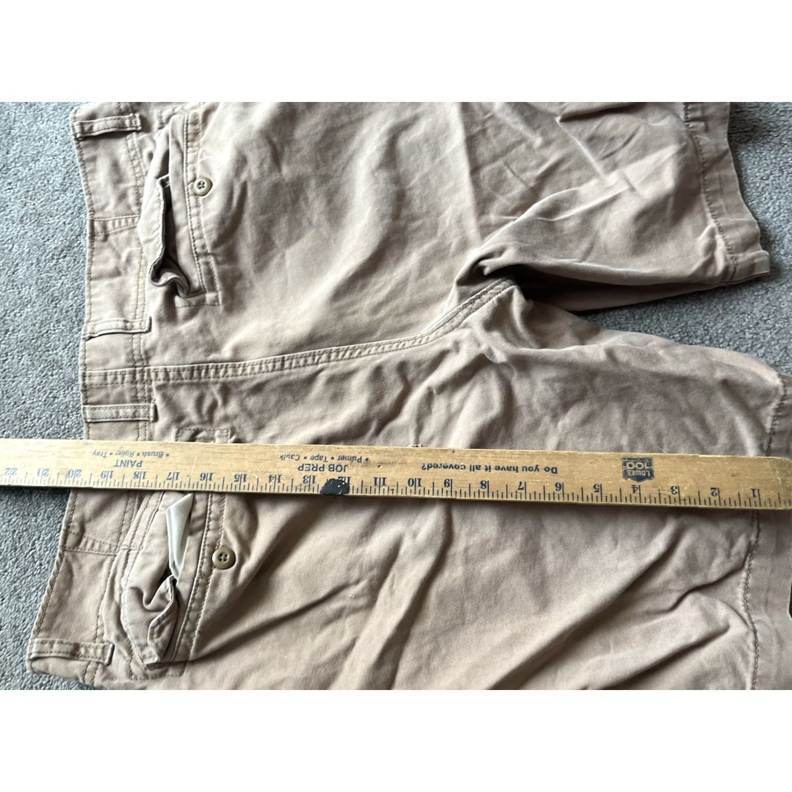 Old Navy OLD NAVY Casual SHORTS Beige Khaki Cotton Knit Men Size 36 Size US 36 / EU 52 - 5 Thumbnail