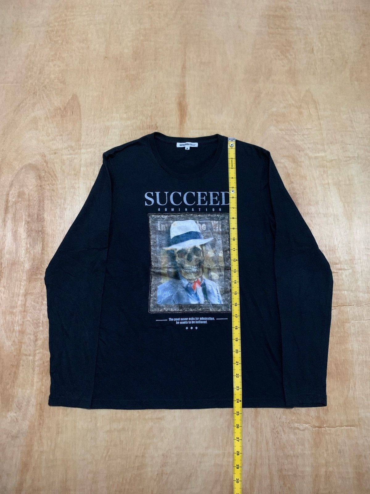 If Six Was Nine × In The Attic × Japanese Brand Semantic Design Succeed Admiration Skull Longsleeve Size US M / EU 48-50 / 2 - 7 Thumbnail