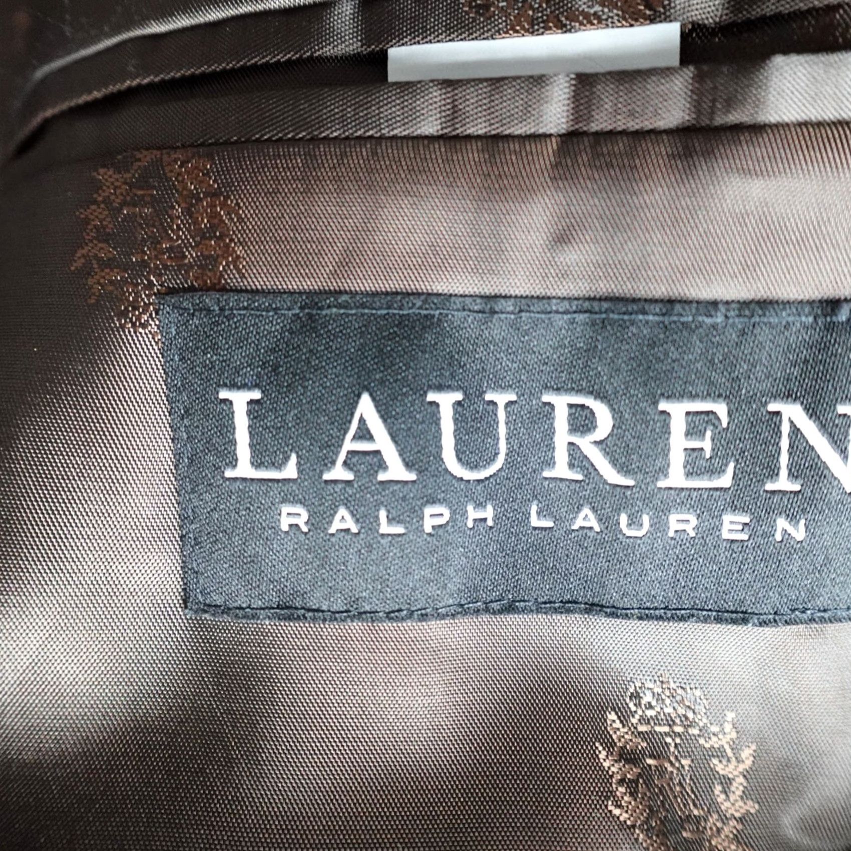 Ralph Lauren Lauren Ralph Lauren Sport Coat Men 48R Brown Plaid 100% Wool Tweed Notch Lapel Two-Button Single-Breasted Dress Jacket Gray? No, Brown Size US M / EU 48-50 / 2 - 7 Thumbnail