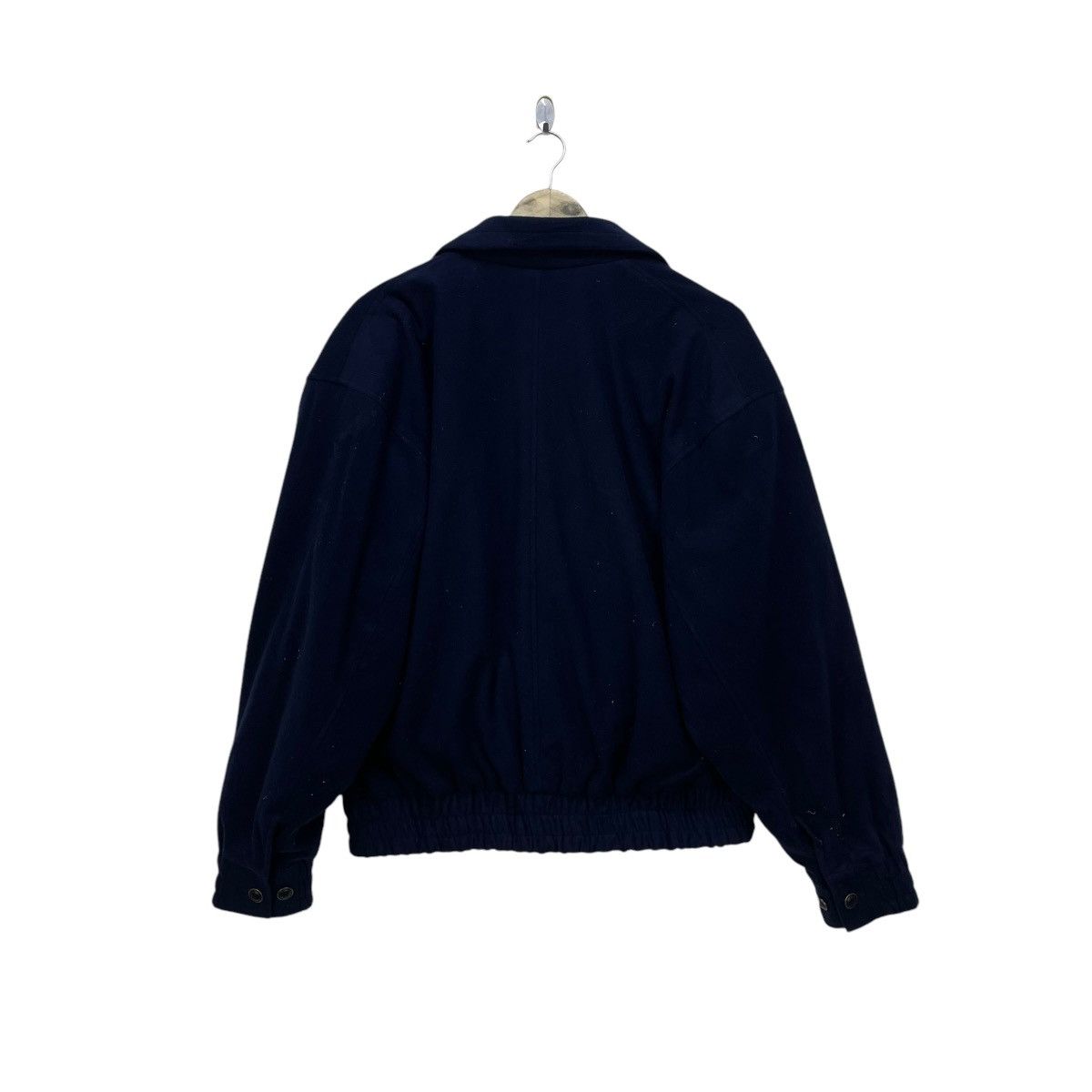 Balenciaga 💥Vintage 90s Balenciaga Paris Wool Double Collar Jacket Size US M / EU 48-50 / 2 - 2 Thumbnail