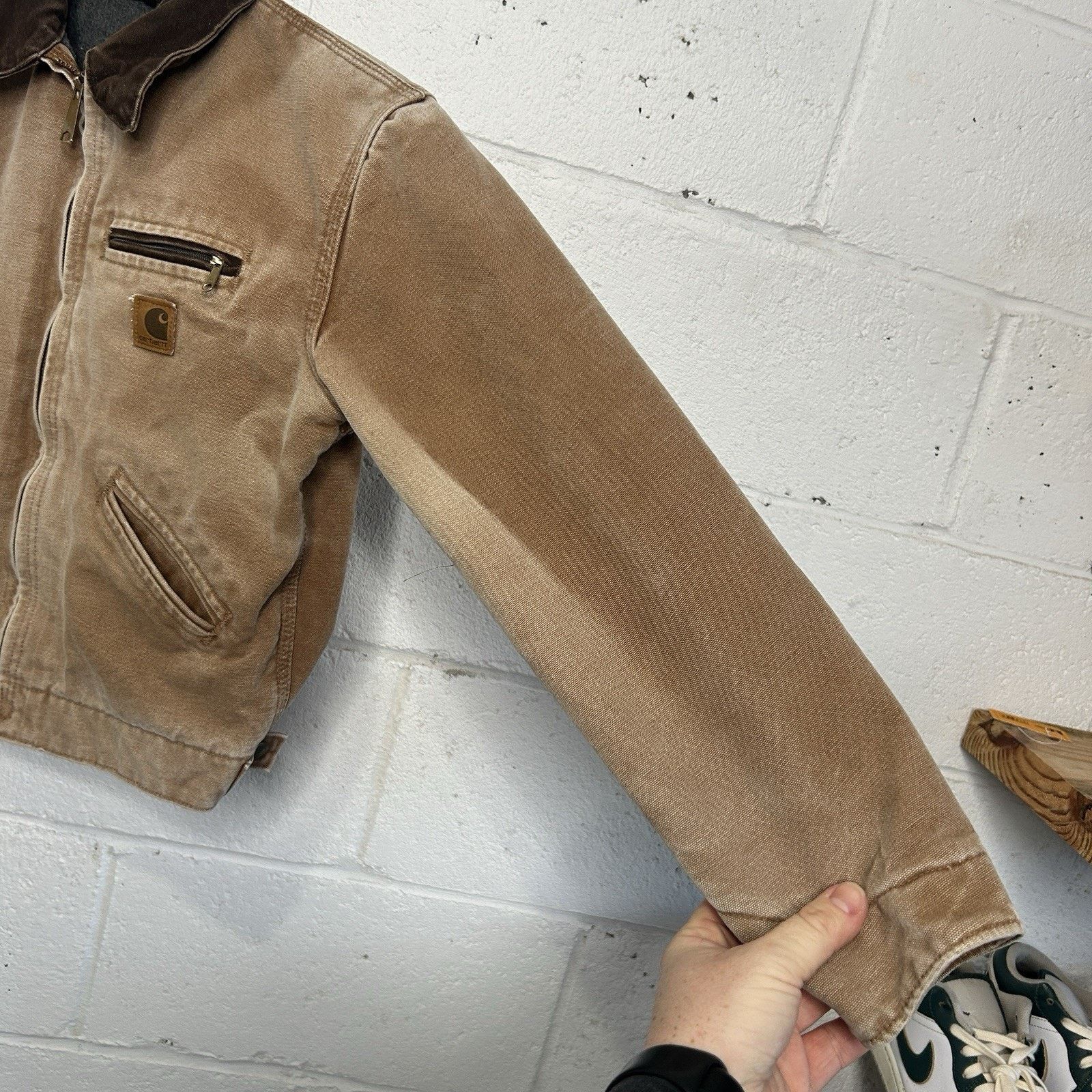 Carhartt Y2K Carhartt Sherpa-Lined Detroit Jacket “Brown” YYJ97 BRN Size XS / US 0-2 / IT 36-38 - 8 Thumbnail