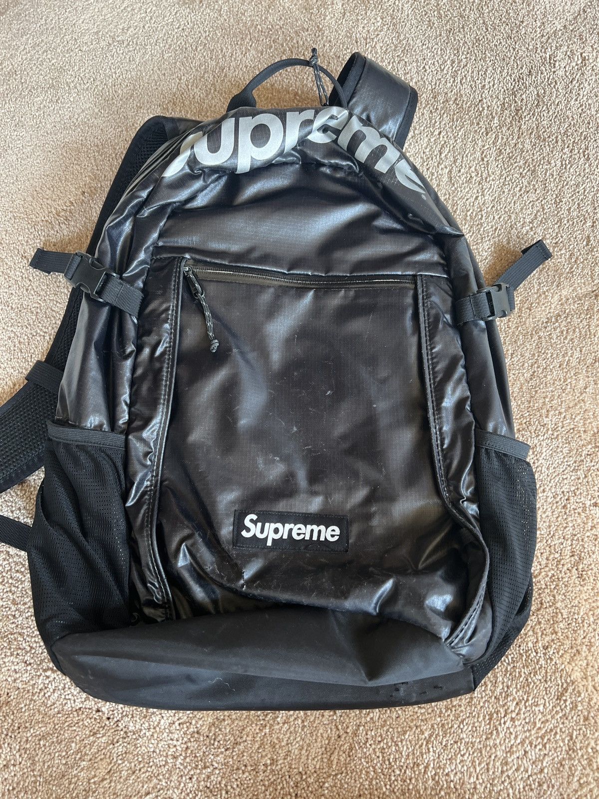 Supreme Supreme FW17 Black Backpack Grailed