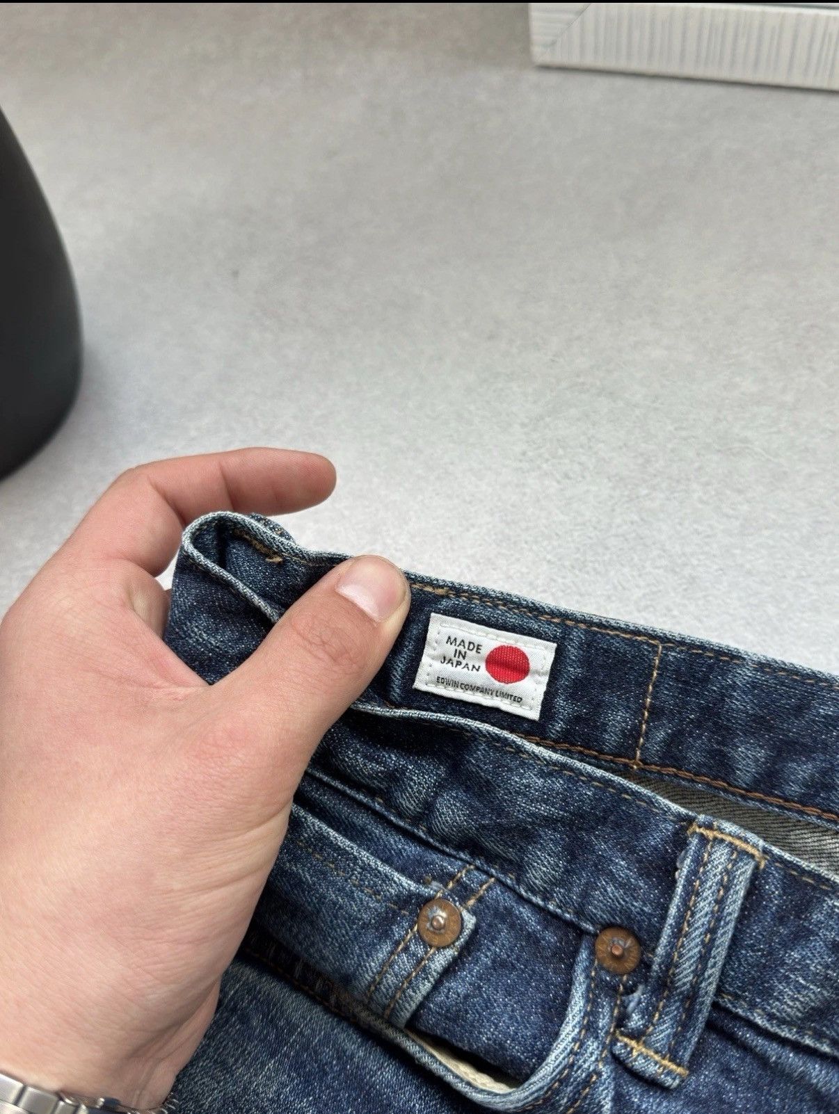 Edwin Vintage EDVIN Made In Japan Selvedge Denim Jeans Pants Men Size US 32 / EU 48 - 8 Thumbnail