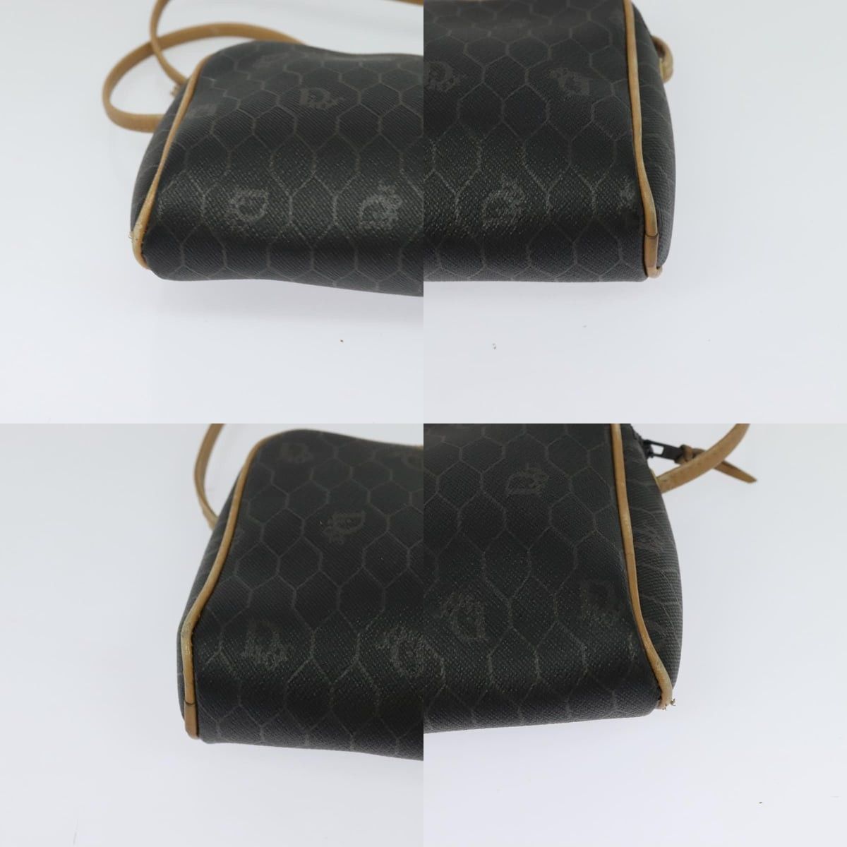 Dior DIOR Honeycomb Canvas Shoulder Bag Pvc Black Size ONE SIZE - 10 Thumbnail
