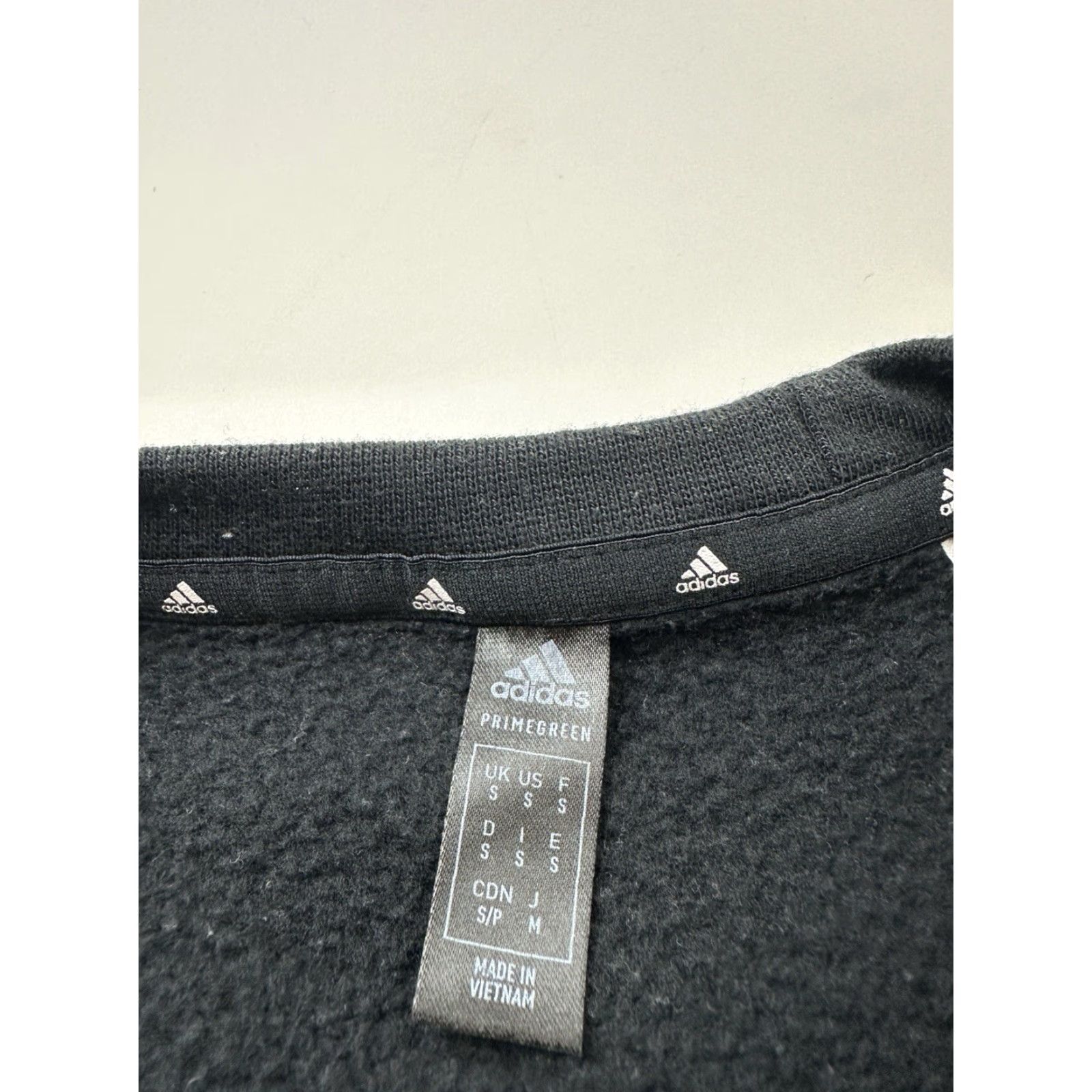 Adidas Adidas Sweatshirt Mens Small Black Crew Neck Pullover Mini Logo Primegreen Size US S / EU 44-46 / 1 - 3 Thumbnail