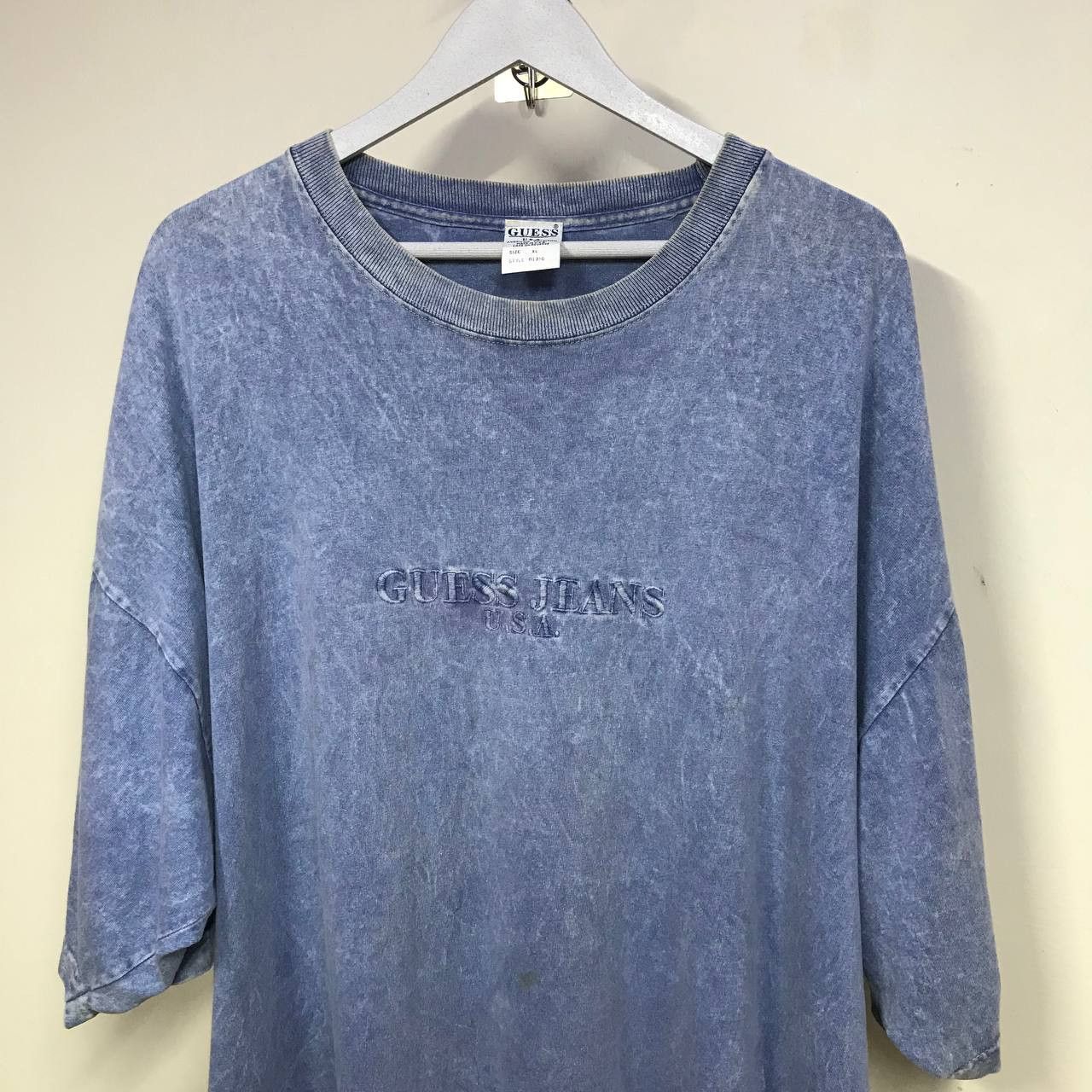 Guess VINTAGE 90S GUESS JEAN ACIDWASH BOX LOGO BAGGY LOOSE XL Size US XL / EU 56 / 4 - 1 Thumbnail