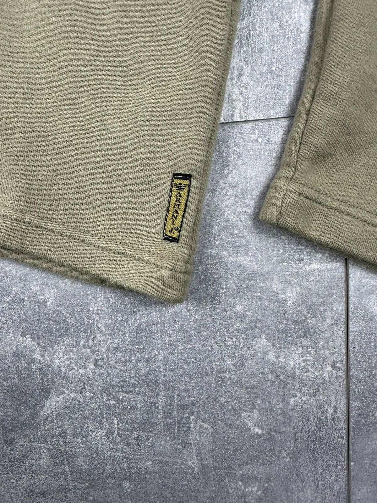 Emporio Armani Armani Jeans Vintage Retro V-Neck Sweatshirt Small Logo Size US XL / EU 56 / 4 - 2 Thumbnail
