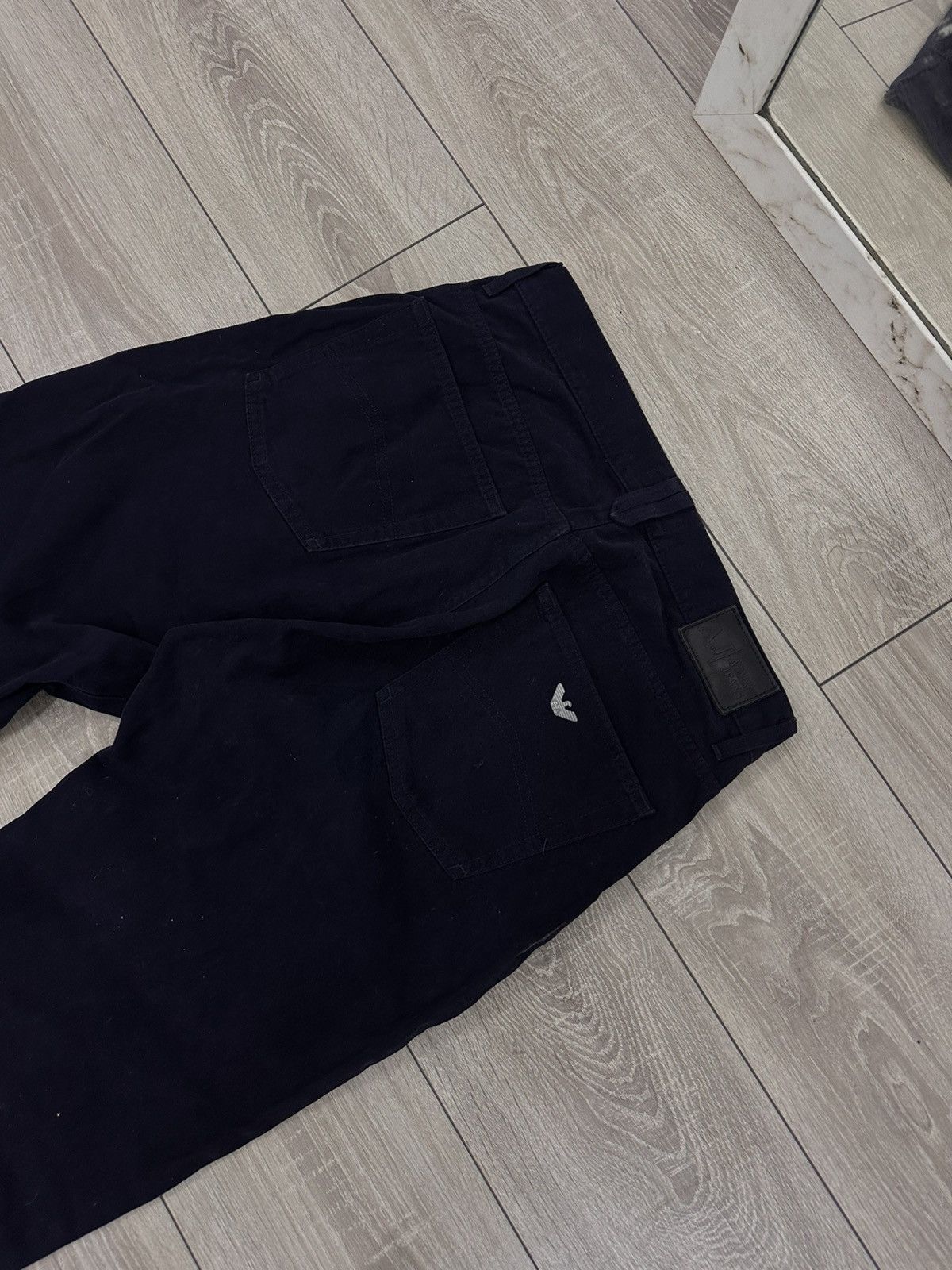Armani Armani Vintage Velvet Corduroy Blue Pants Size US 34 / EU 50 - 4 Thumbnail