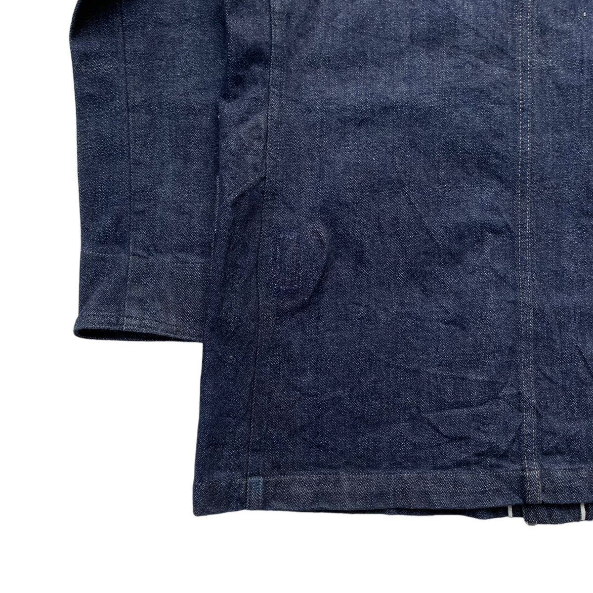 Japanese Brand MHL x Canton Overalls Selvedge Denim Chore Jacket Size US M / EU 48-50 / 2 - 8 Thumbnail