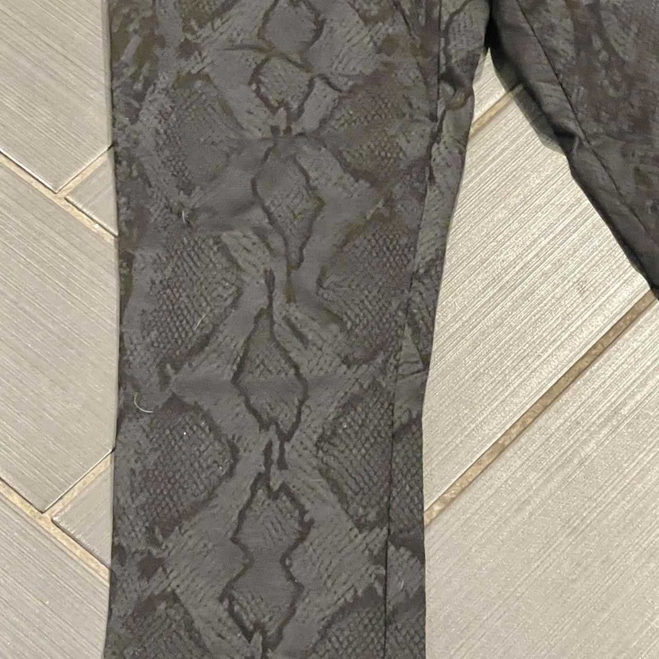 Designer Alice + olivia Women's Grey and Black Trousers Size 27" / US 4 / IT 40 - 8 Thumbnail